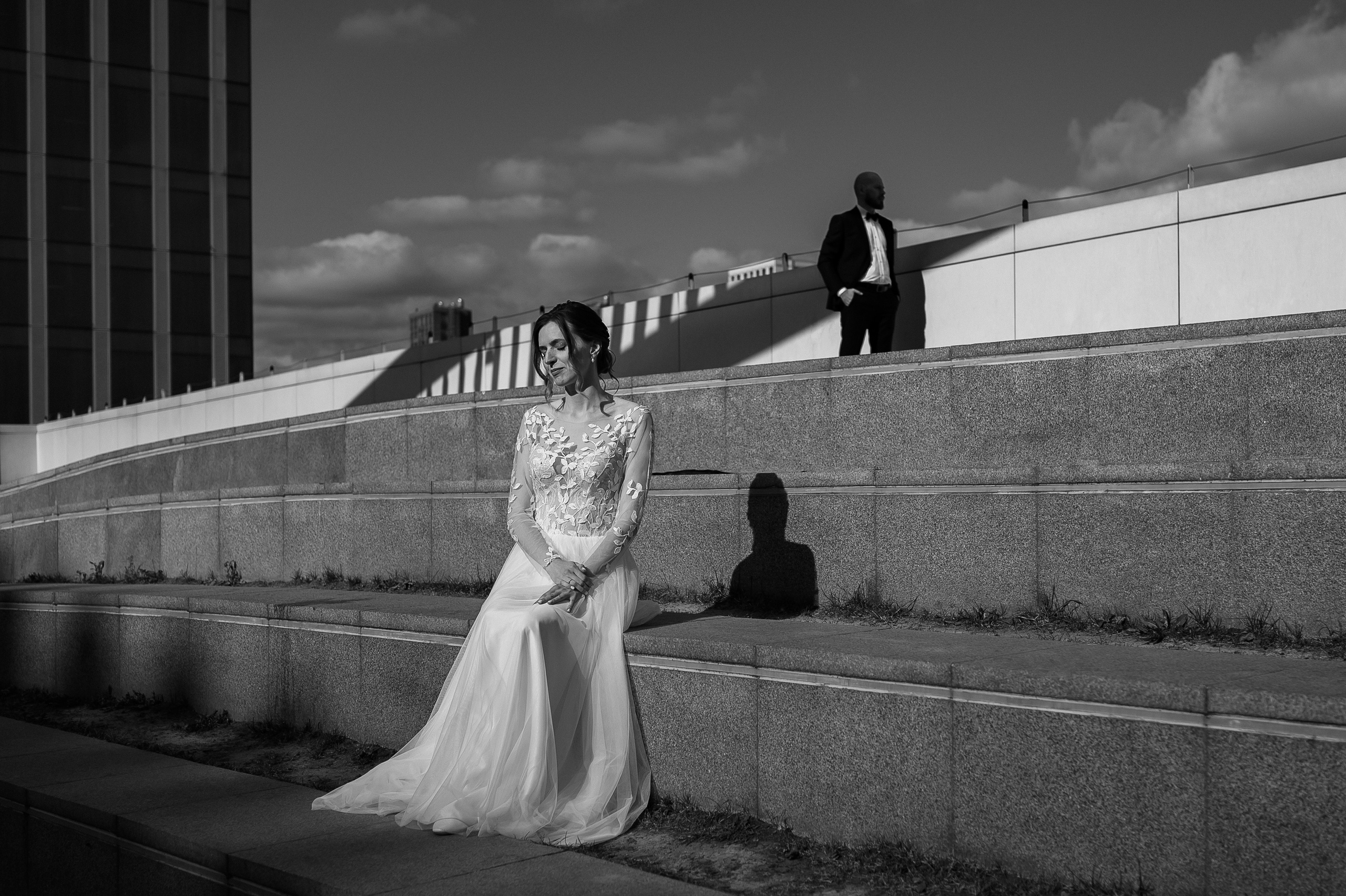 Свадебная прогулка у Москва сити