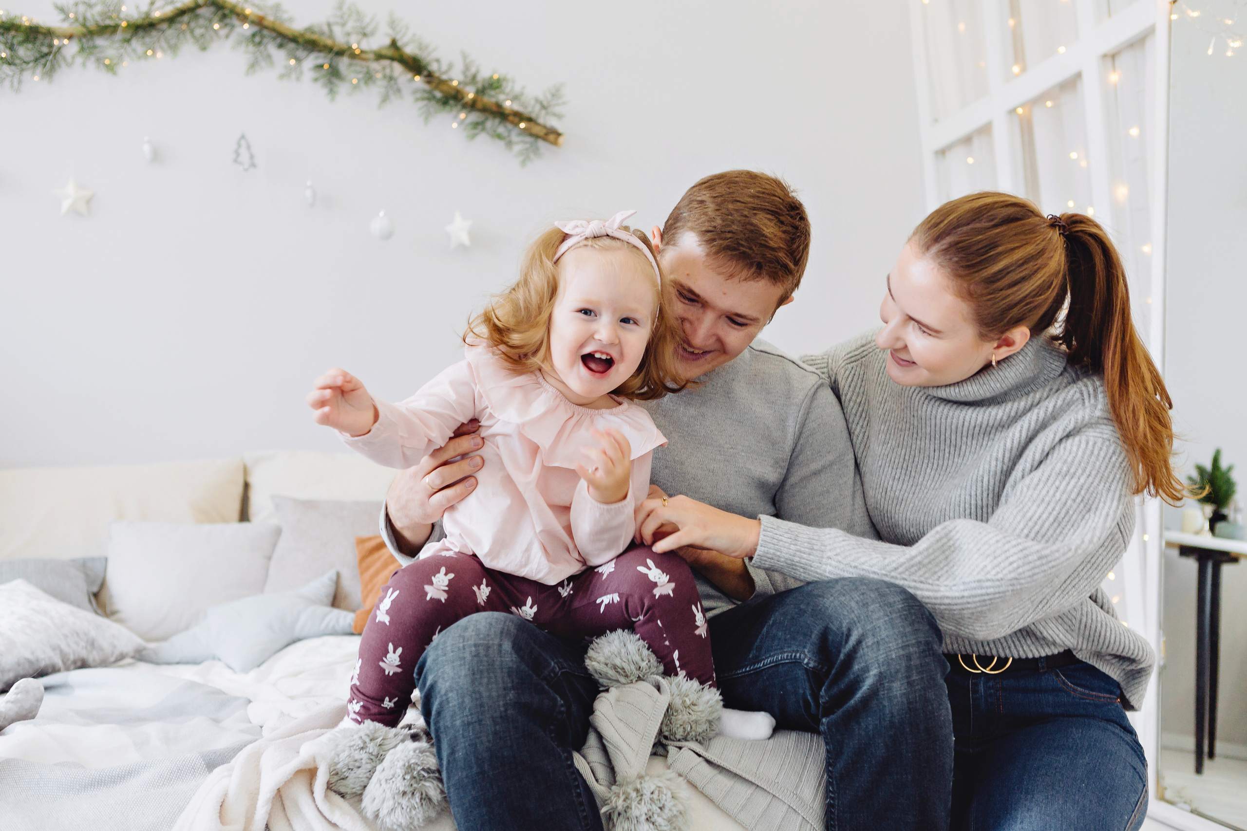 Семейная фотосессия на новый год. Фотограф Виктория Темирова Екатеринбург