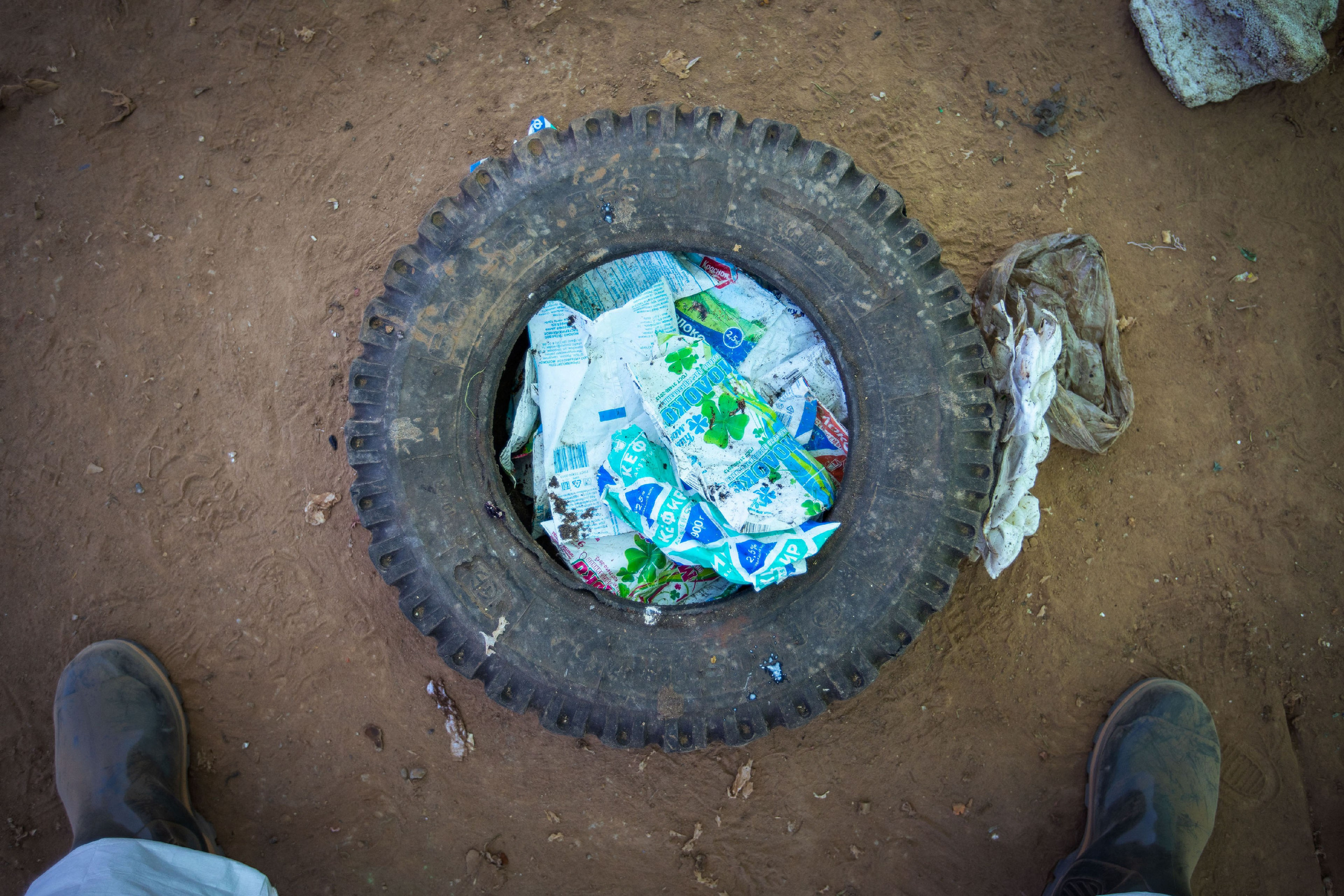 Анализ ижевского полигона ТБО [10-11 августа 2021 г.]. Фотограф Виноградов Константин