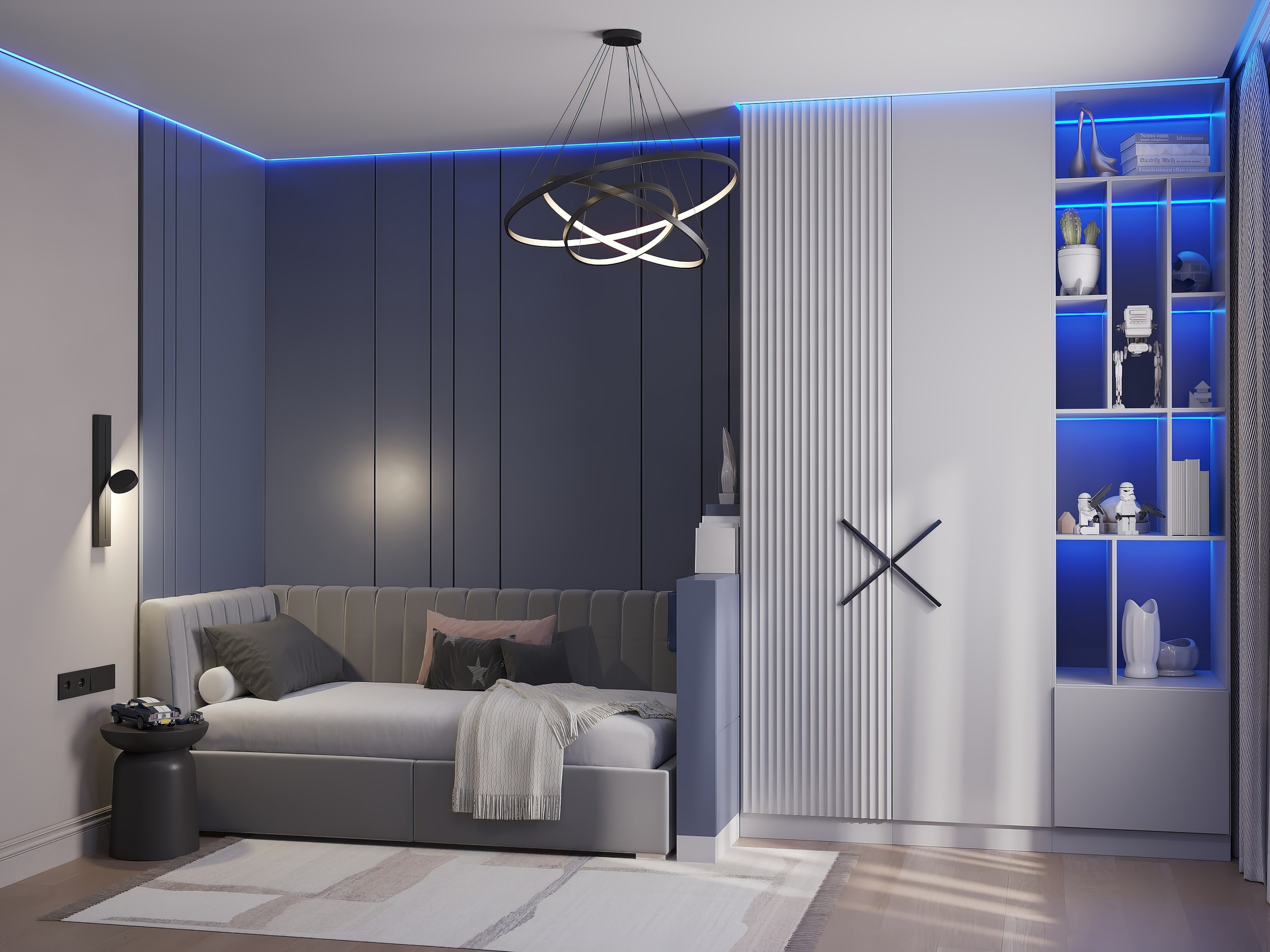 ЖК Ньютон 123 м². БК студия дизайна интерьера