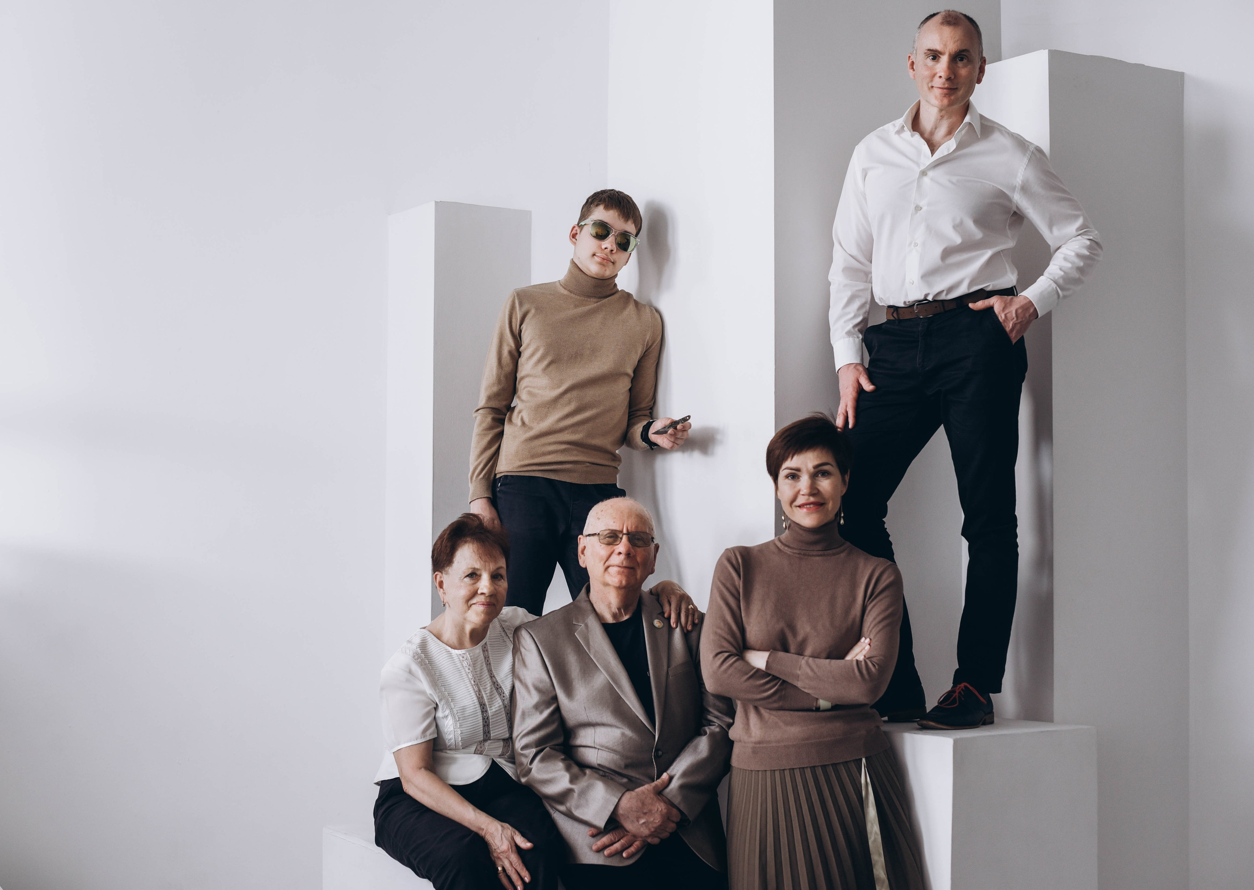 Семейная студийная съемка. Женский и семейный фотограф Людмила Богачкина