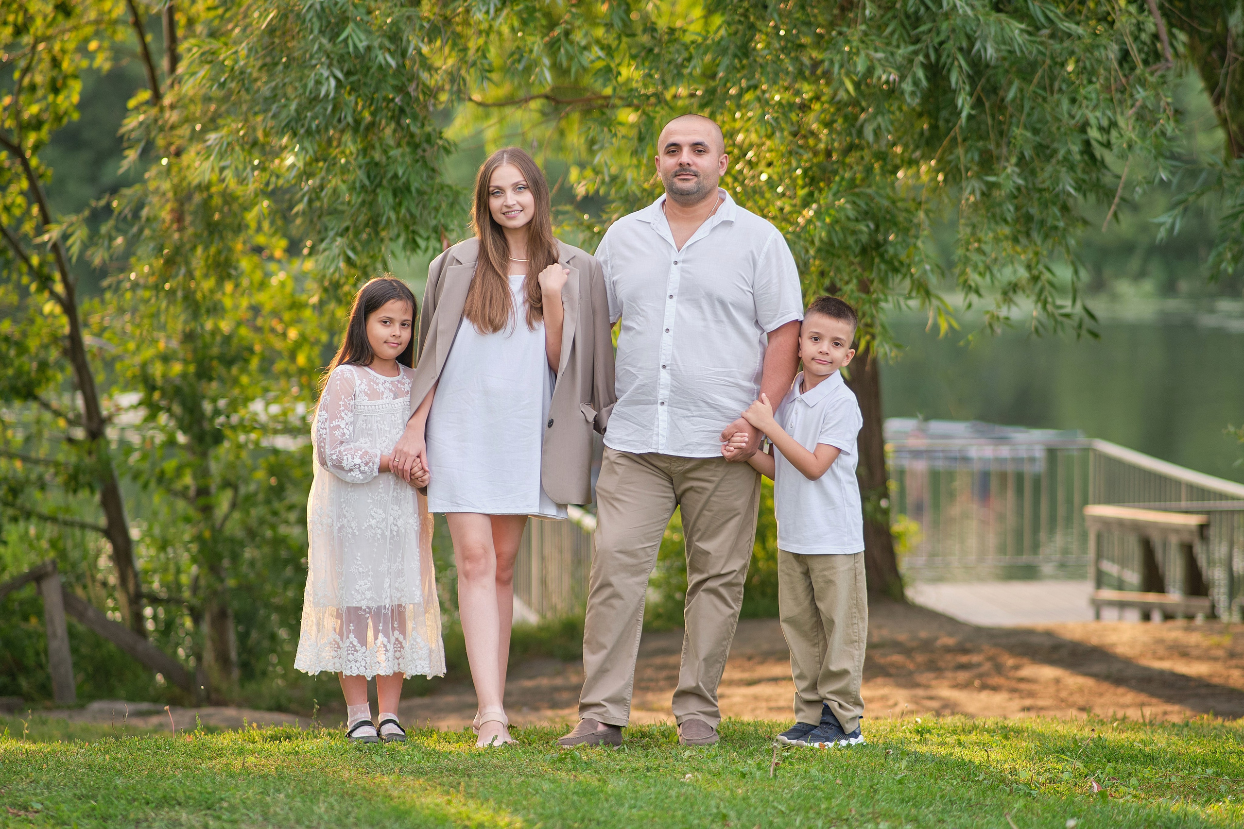 Ксения, Олег, Давид и Маруся