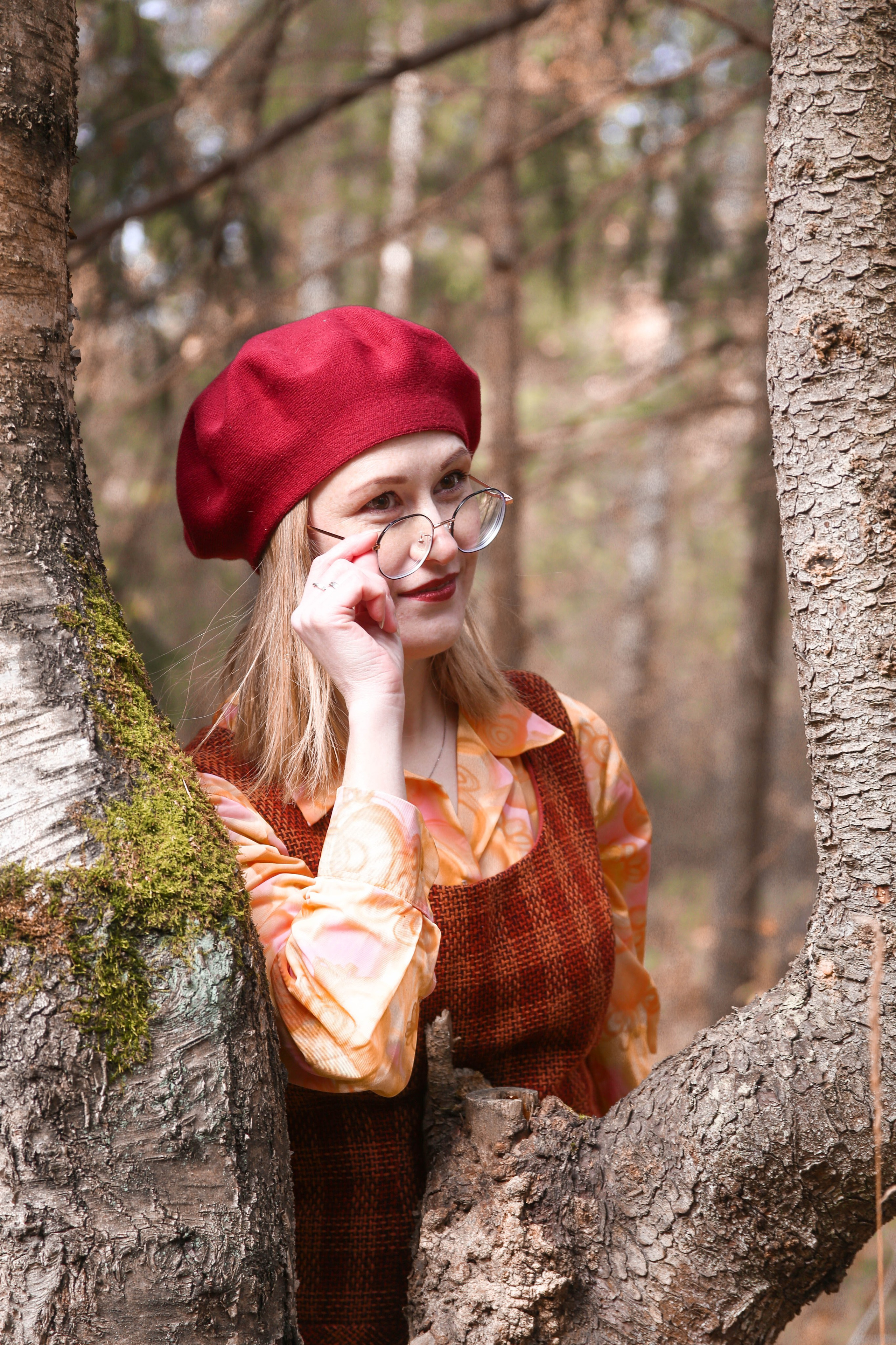 Маша в лесу. Фотограф Пермь. Фотосессия в фотостудии Перми и на свежем воздухе