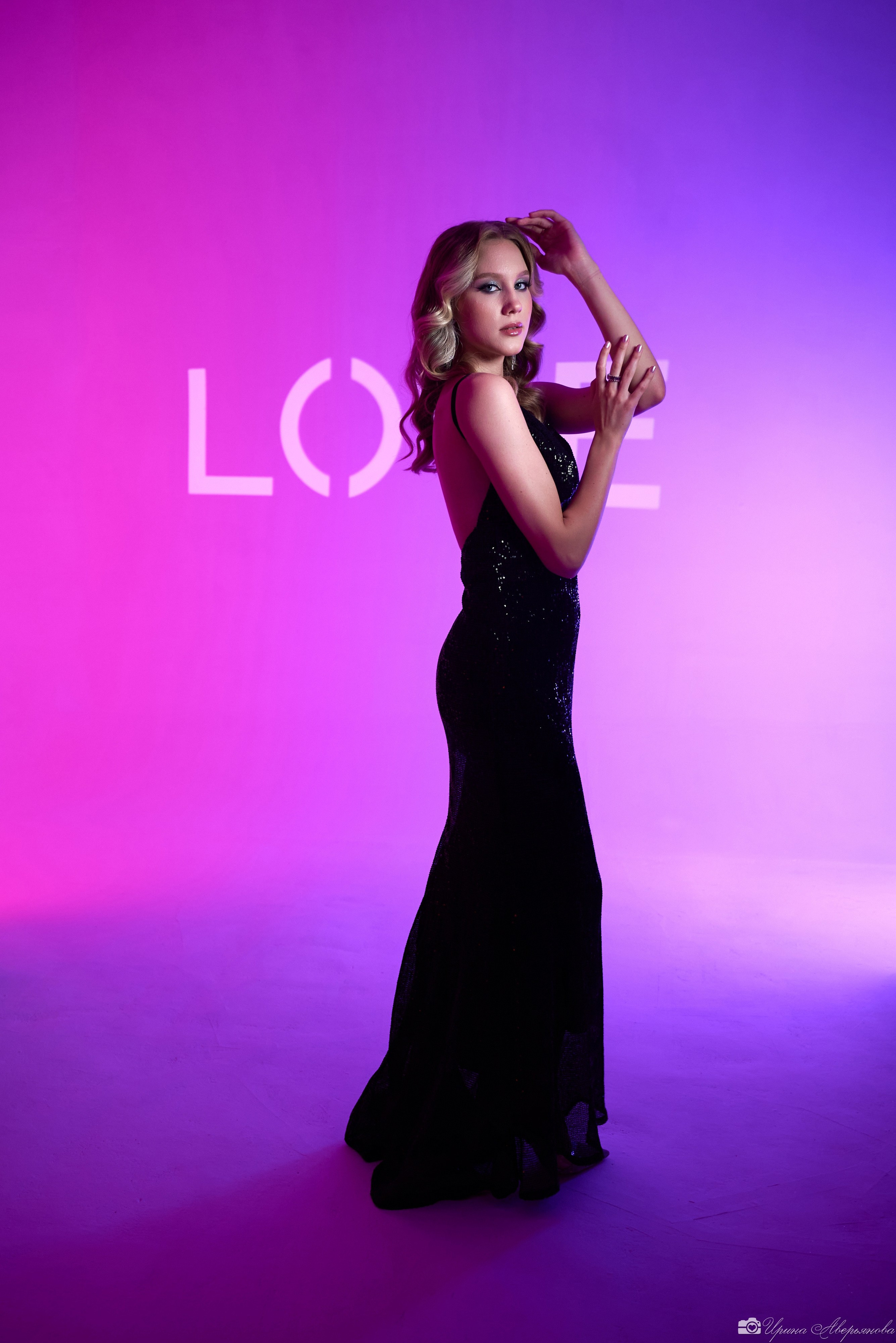 Фотосессия с цветным светом и дымом. Фотограф в Ульяновске Ирина Аверьянова