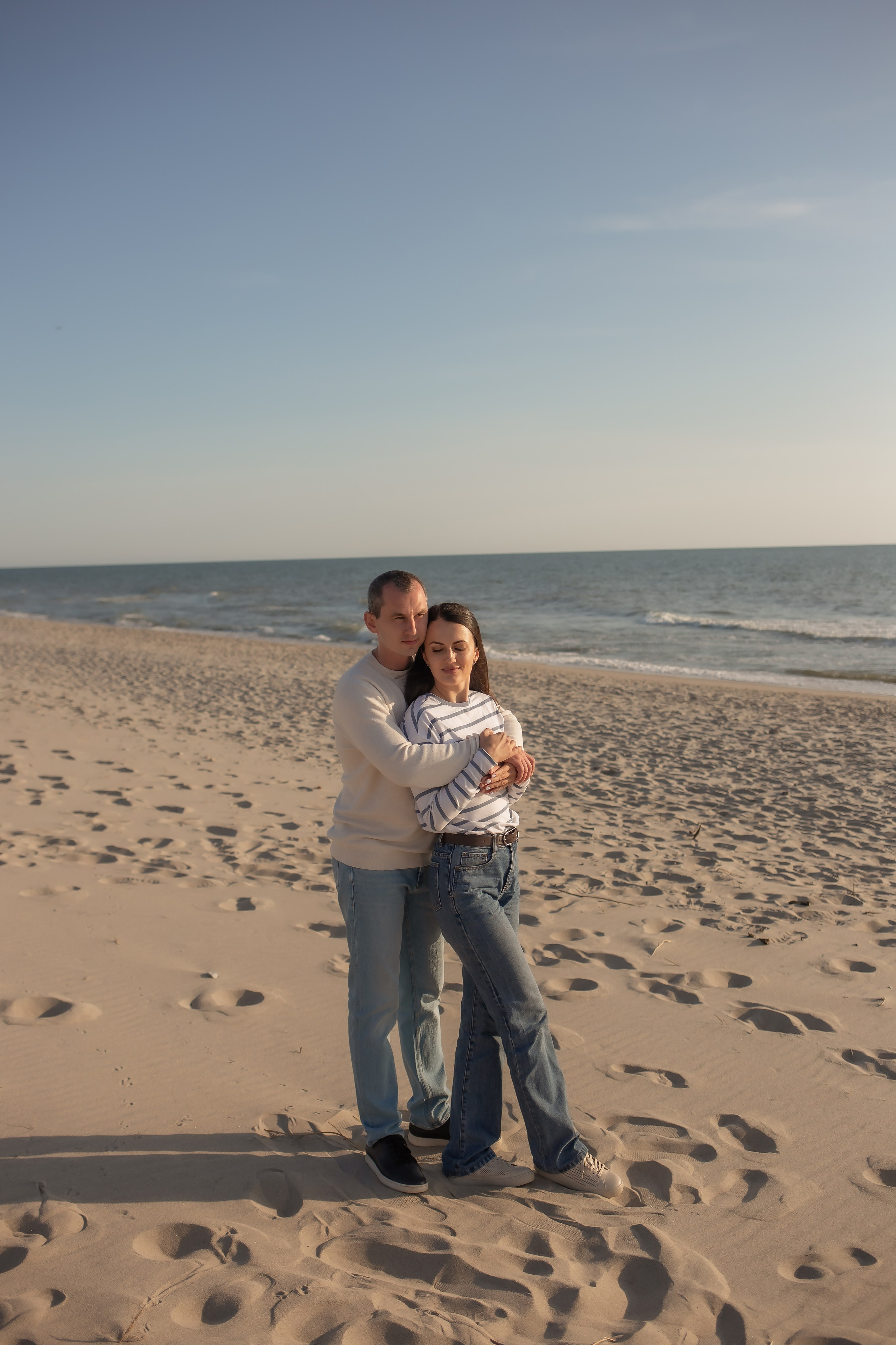 Павел и Татьяна. Закат в Янтарном. Фотограф в Калининграде Решетникова Алина