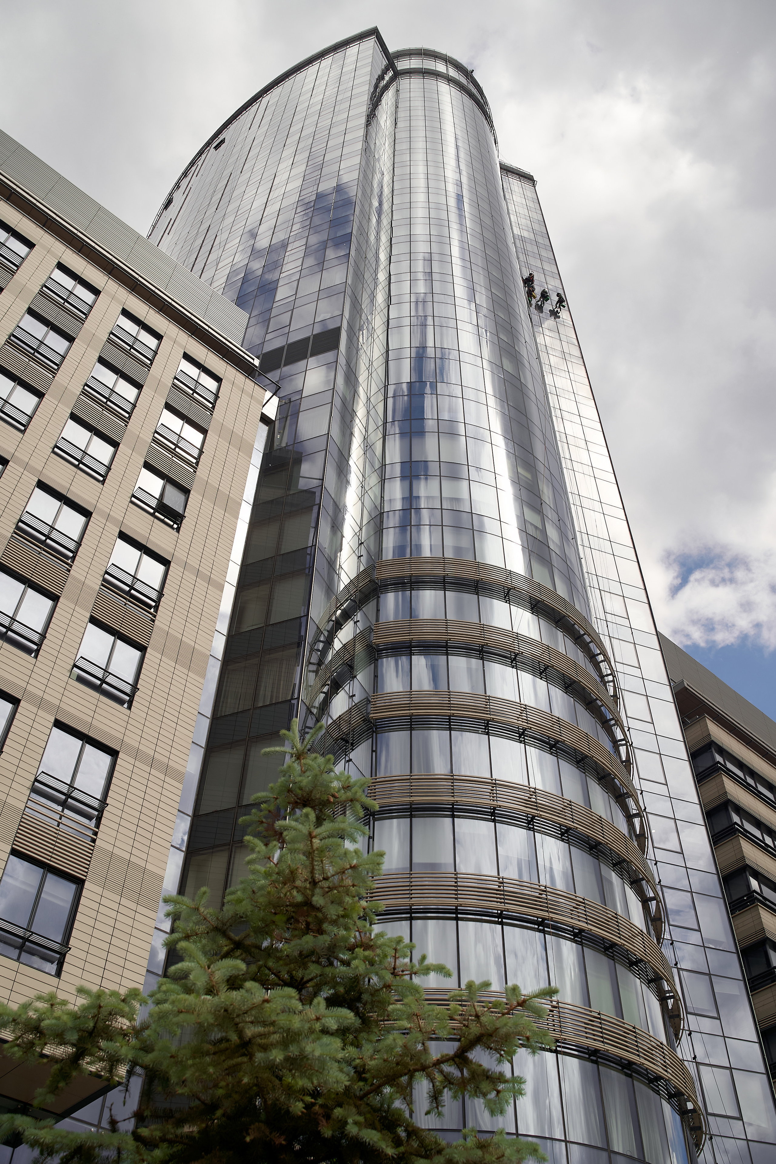 Вид на отель Radisson Blu Свадебная фотосъемка в Москве. Свадебный фотограф в Москве  Сергей Гаварос.