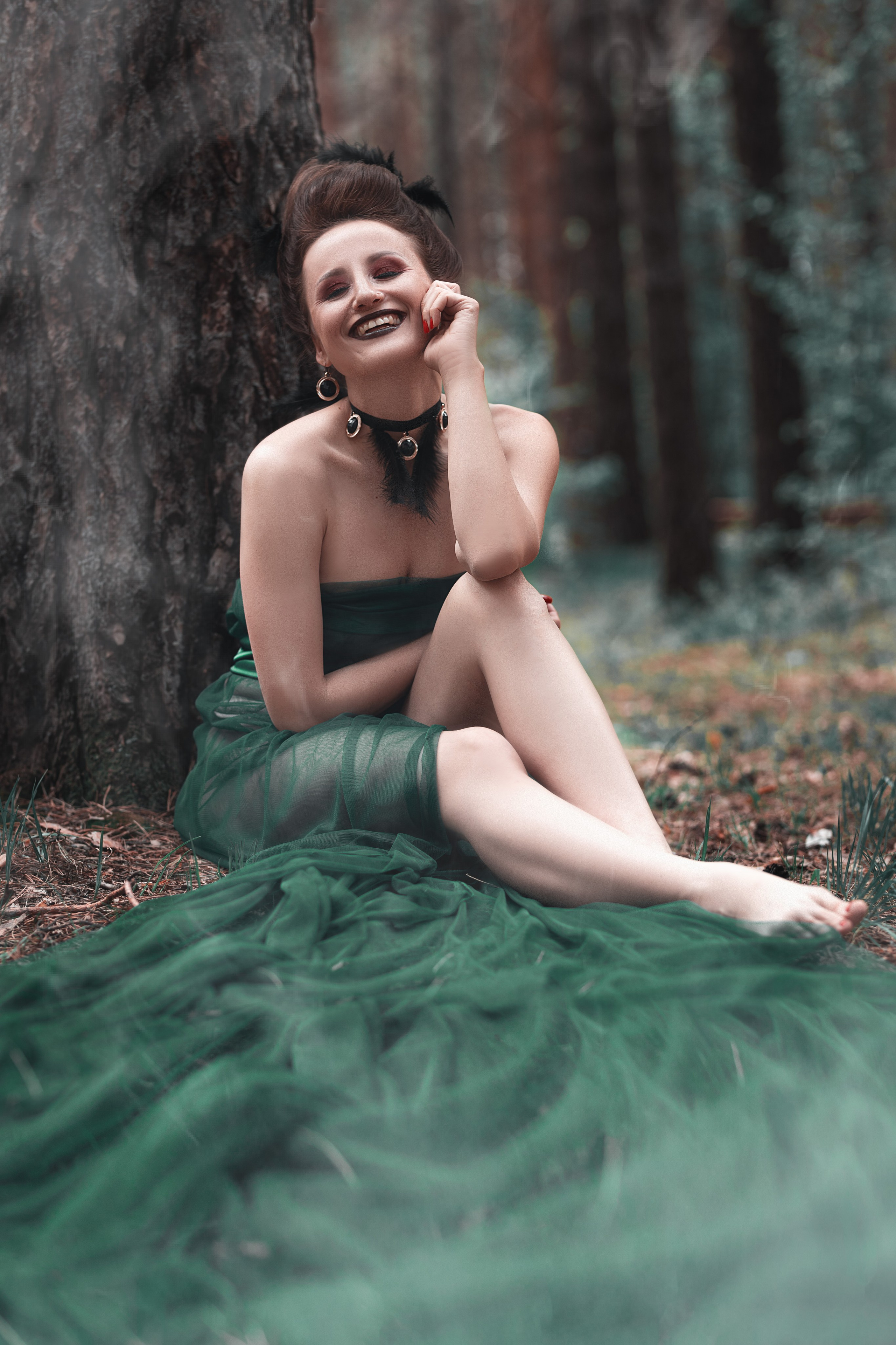 Witch of the green forest. Портретный фотограф Кристина Лукьянова