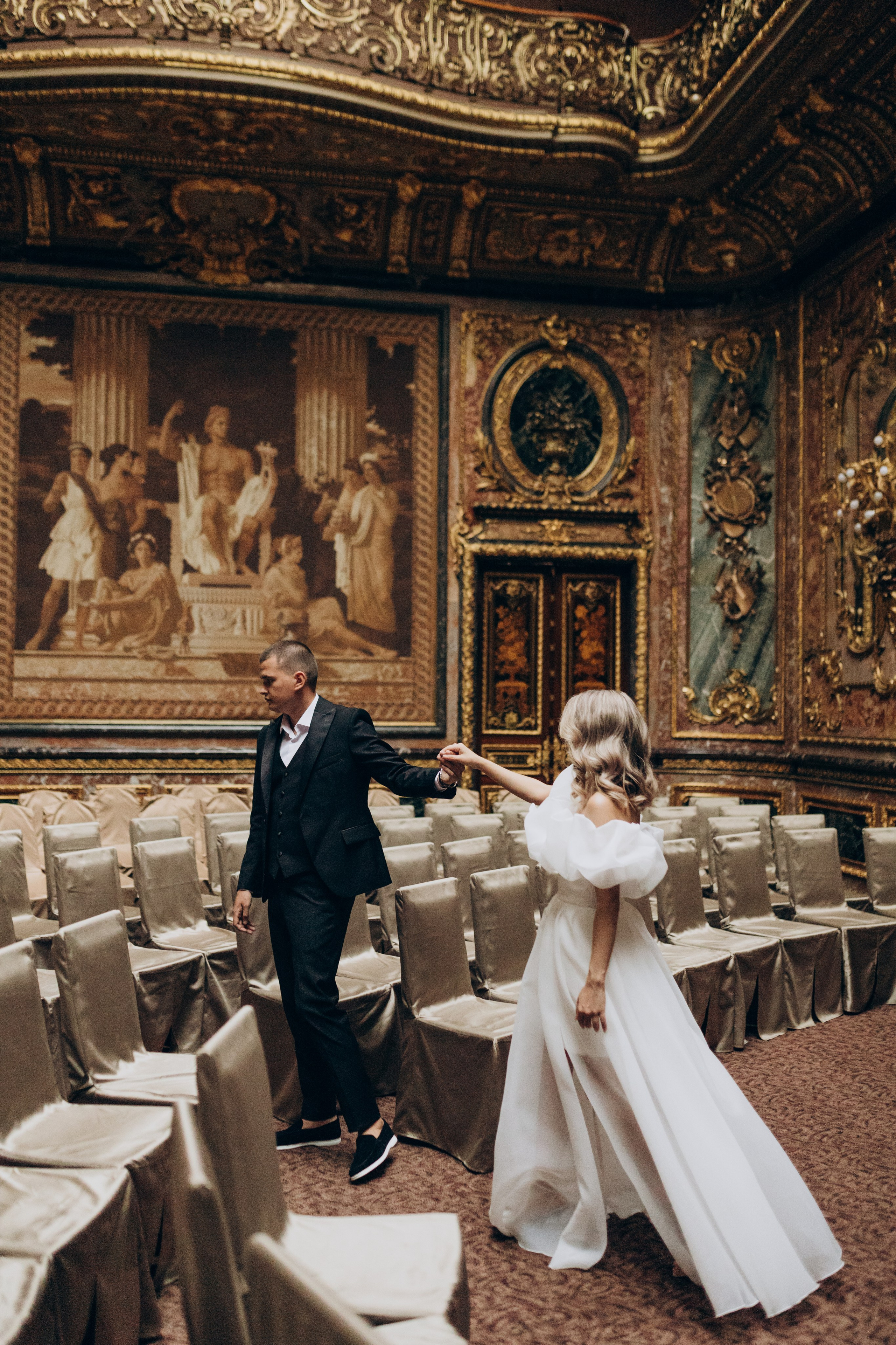 Дмитрий и Ангелина. Дом архитектора. Свадебный и love story фотограф в Санкт-Петербурге