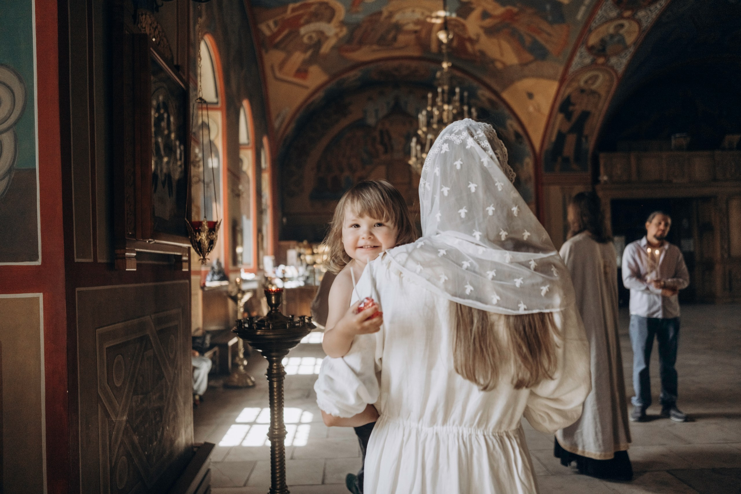Крещение в храме Николая Чудотворца. Фотограф Светлана Мерзлякова
