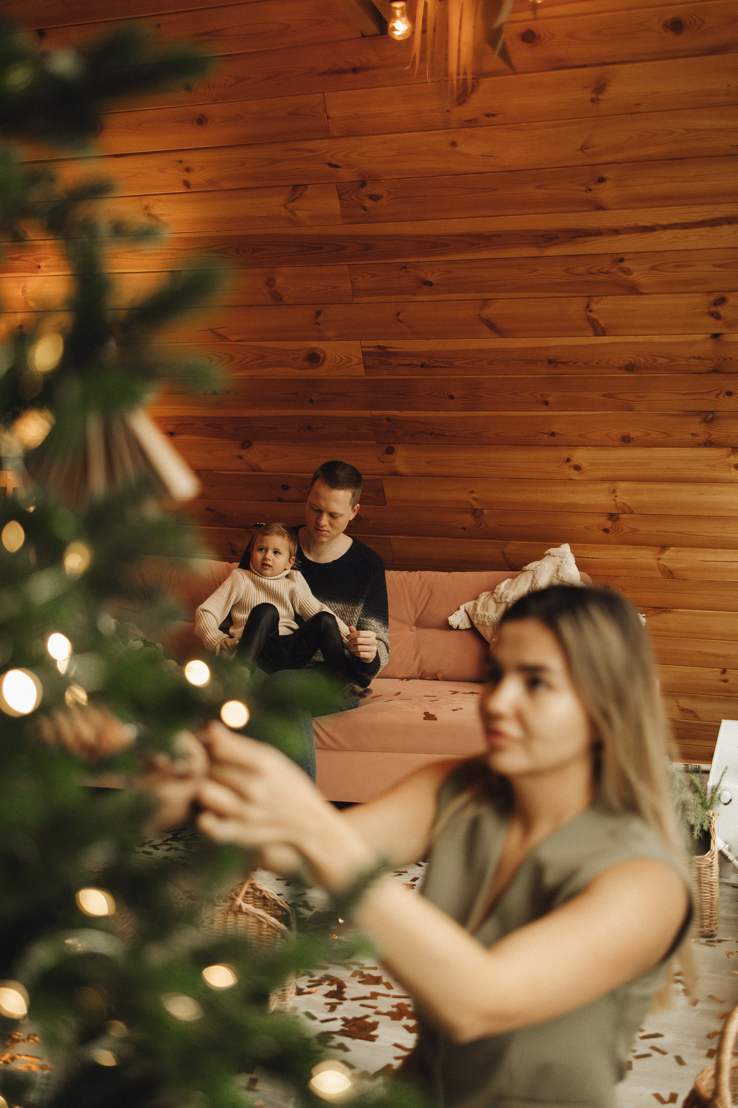 Новогодняя история в домике. Семейный и детский фотограф, таганрог, ростов-на-дону
