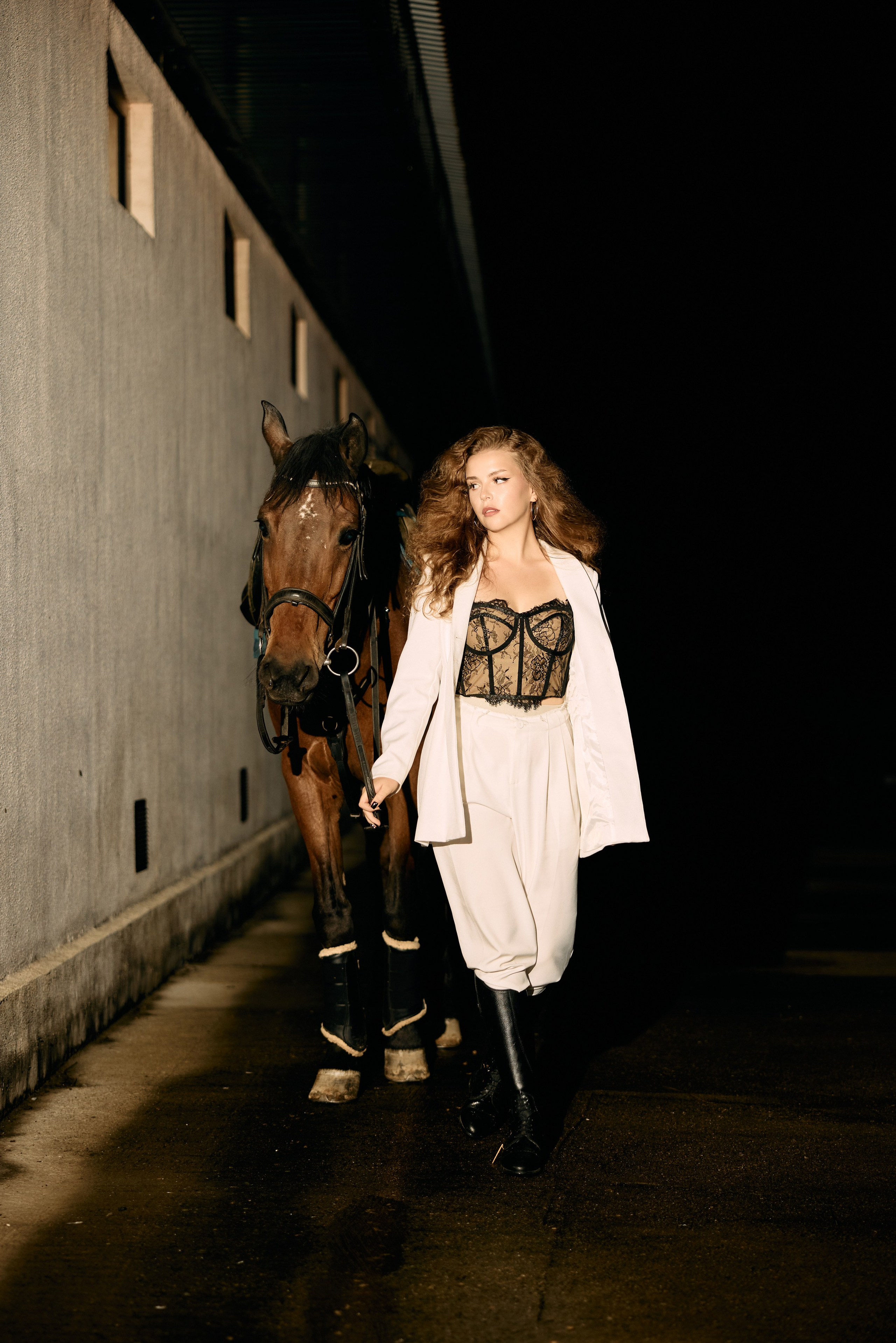 Съемка на конюшне. Сергей Ирклиенко