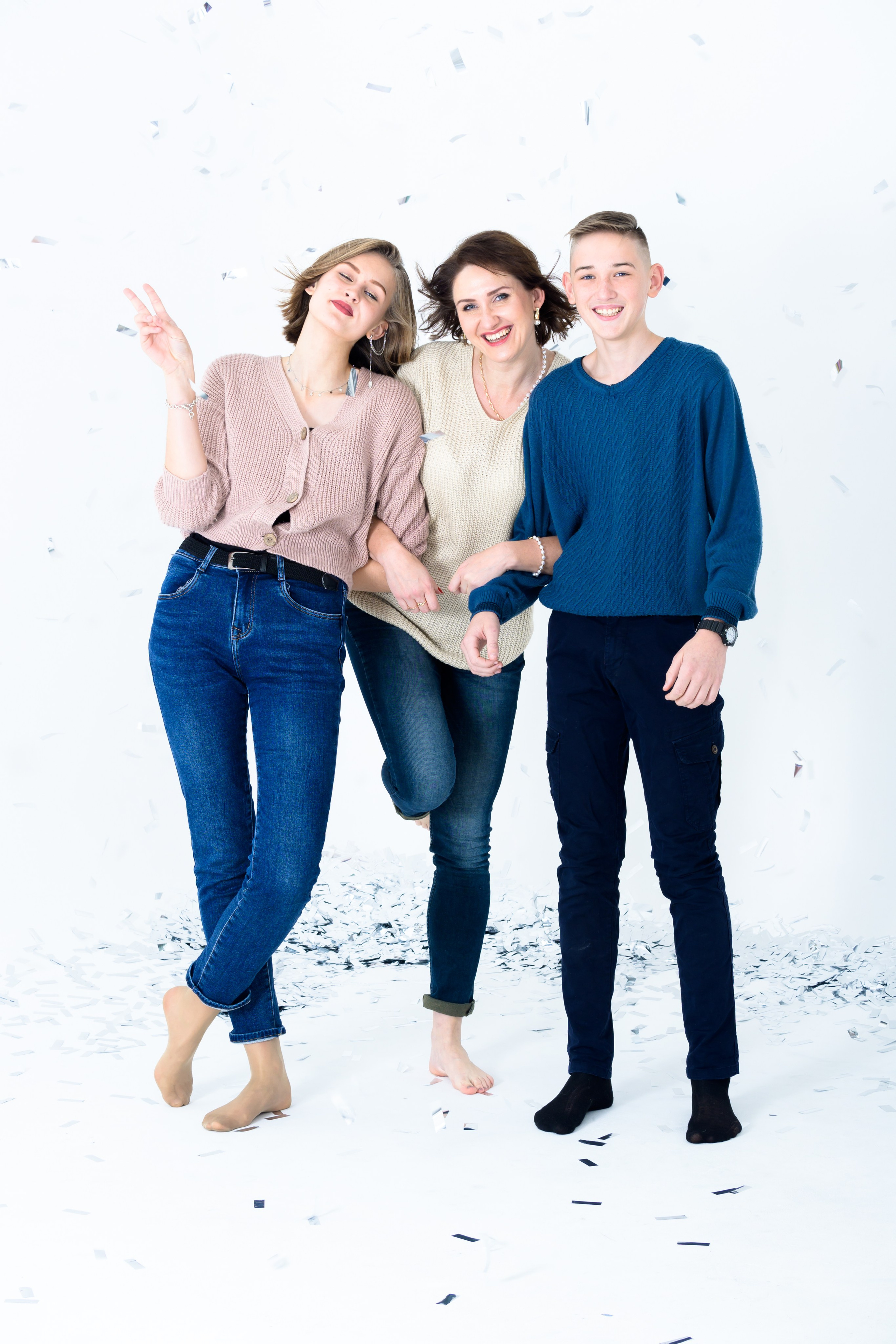 Katya and the family. Fotograf Dmitrii Donets