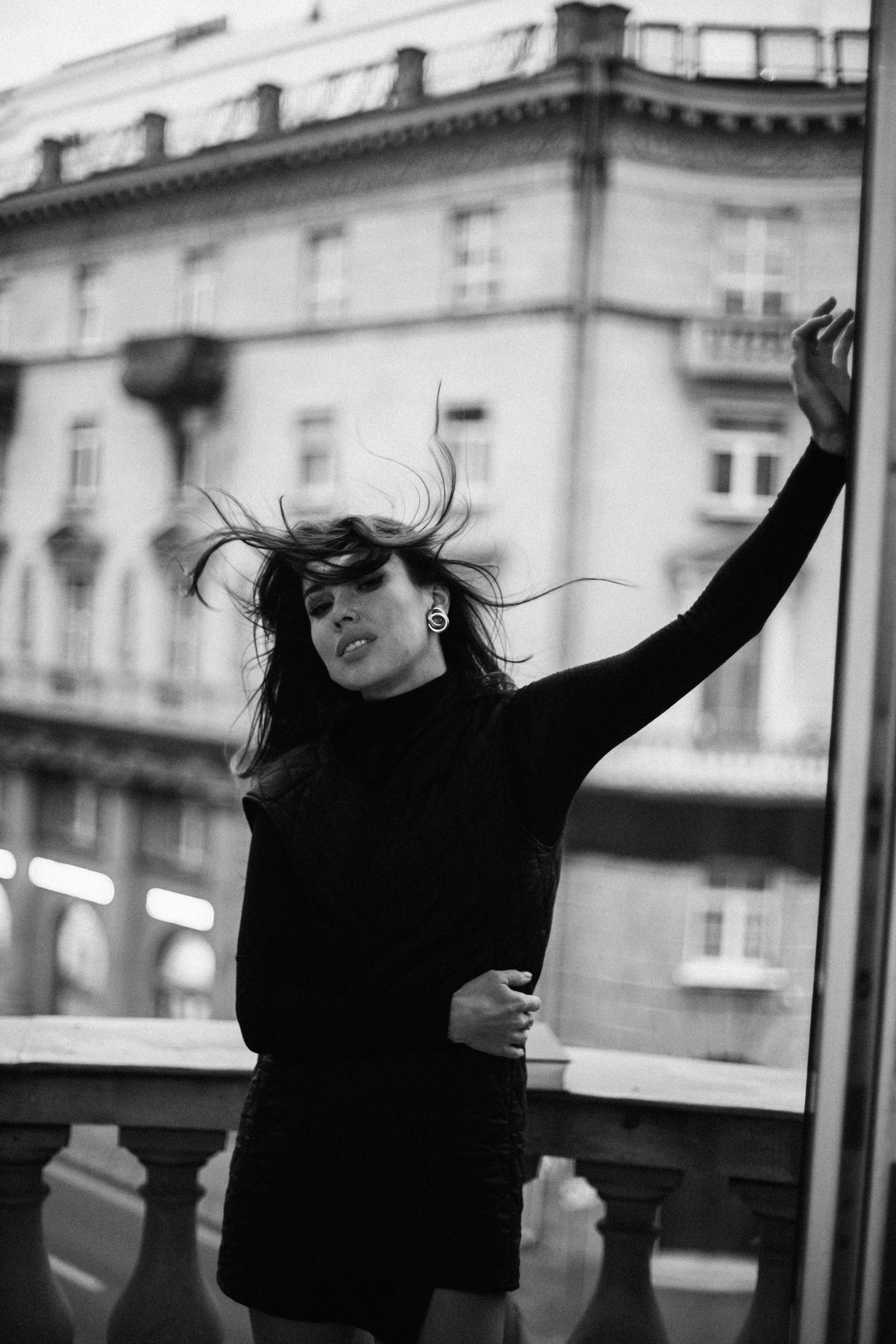 Вероника (съемка на балконе). Фотограф в Москве и Санкт-Петербурге Дарина