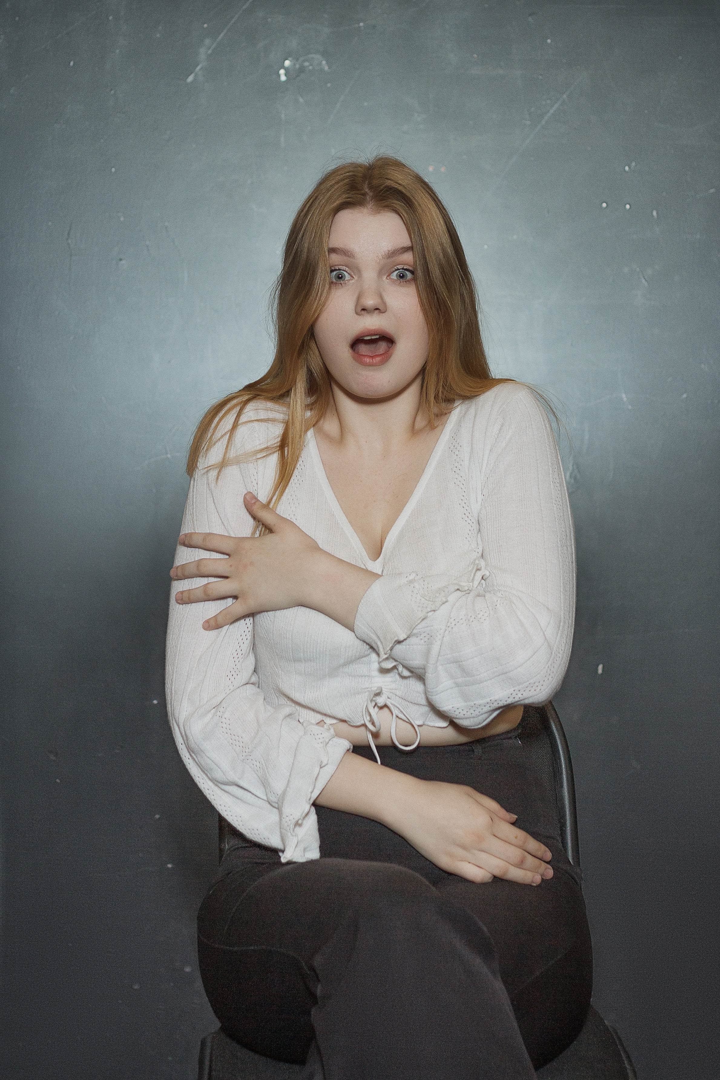 Мимическая карта для актера испуг