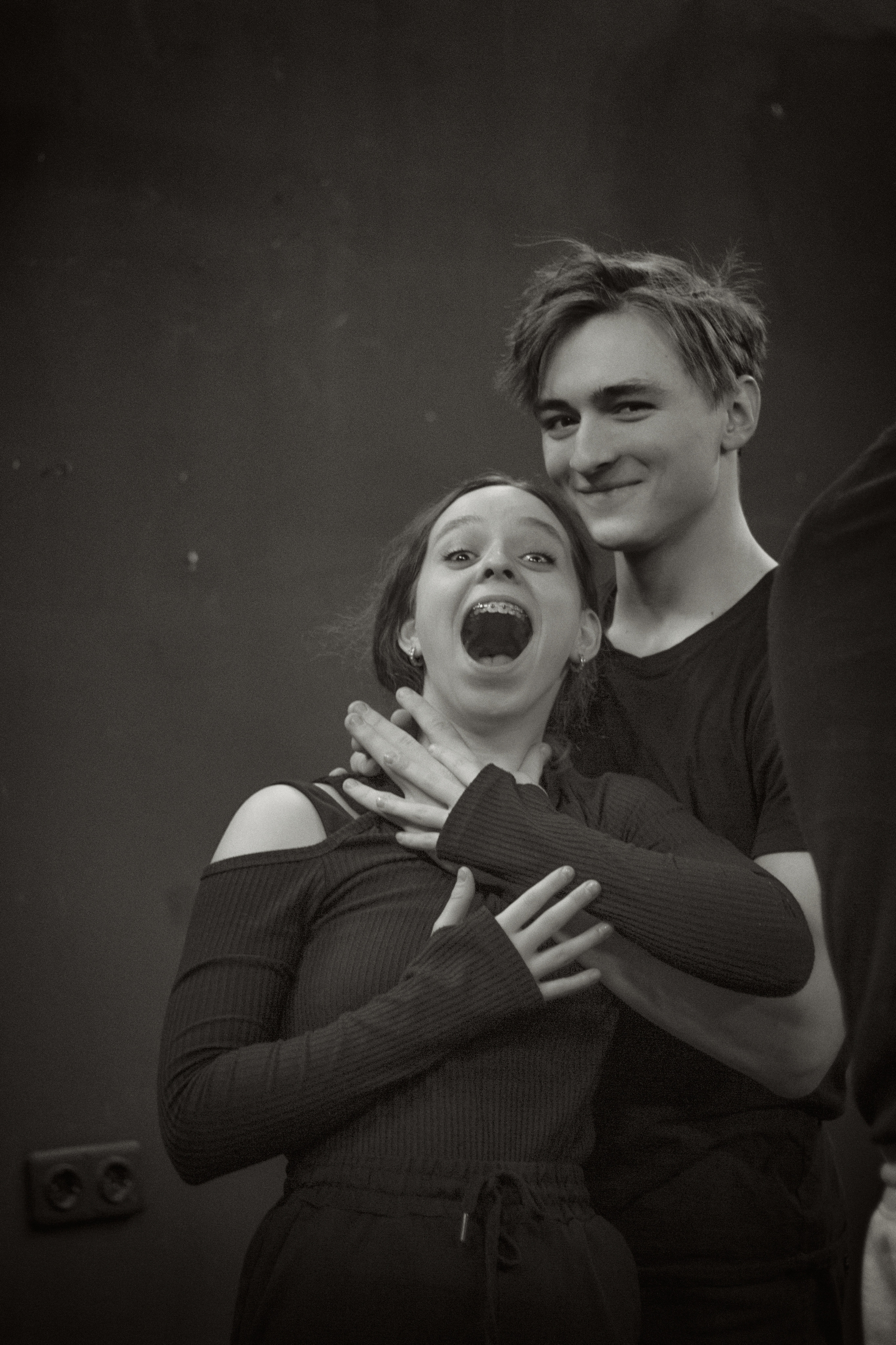 Студенты актерского факультета балуются