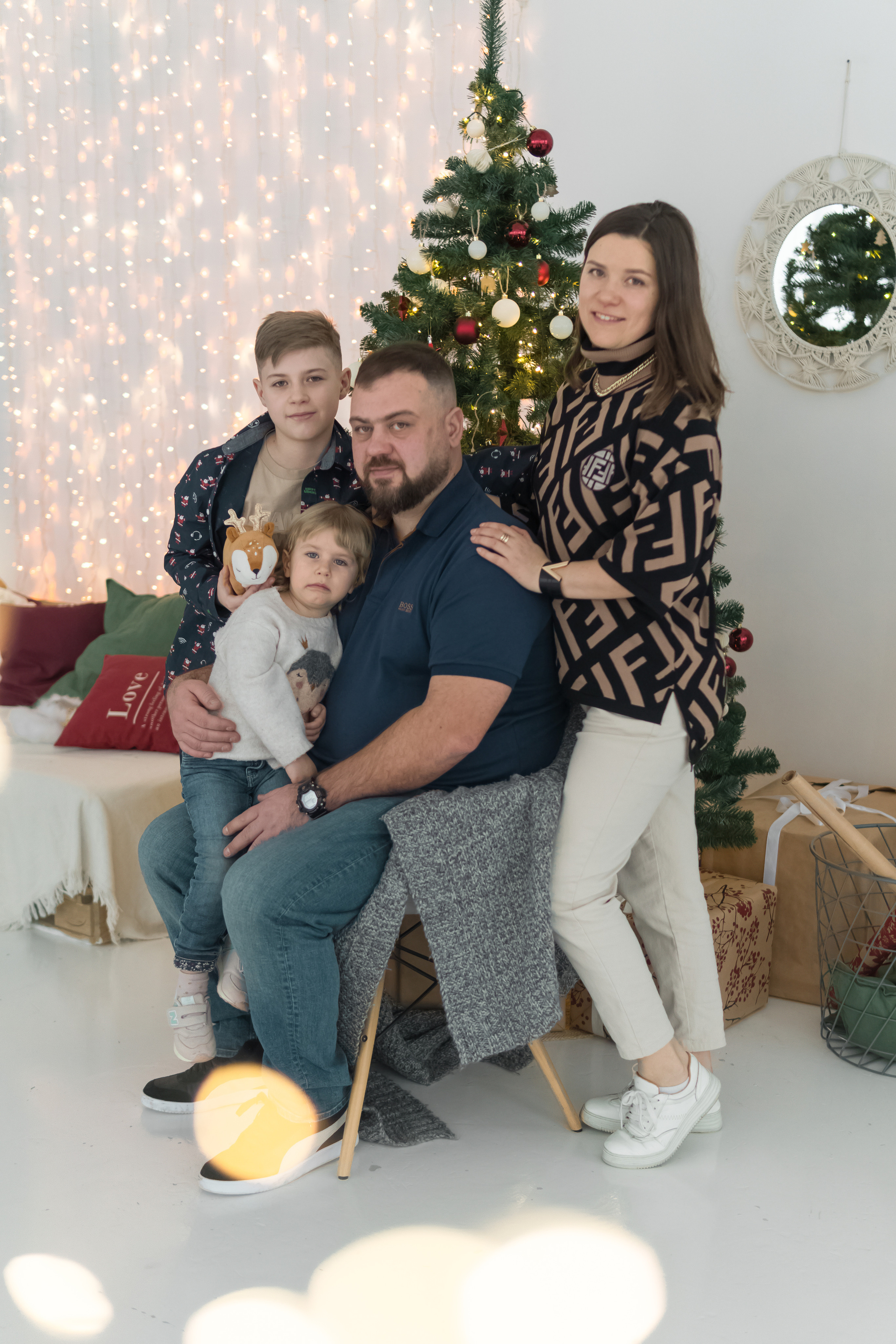 Анна с семьей. Семейный, детский и лайфстайл фотограф в Москве Альбина Соколова