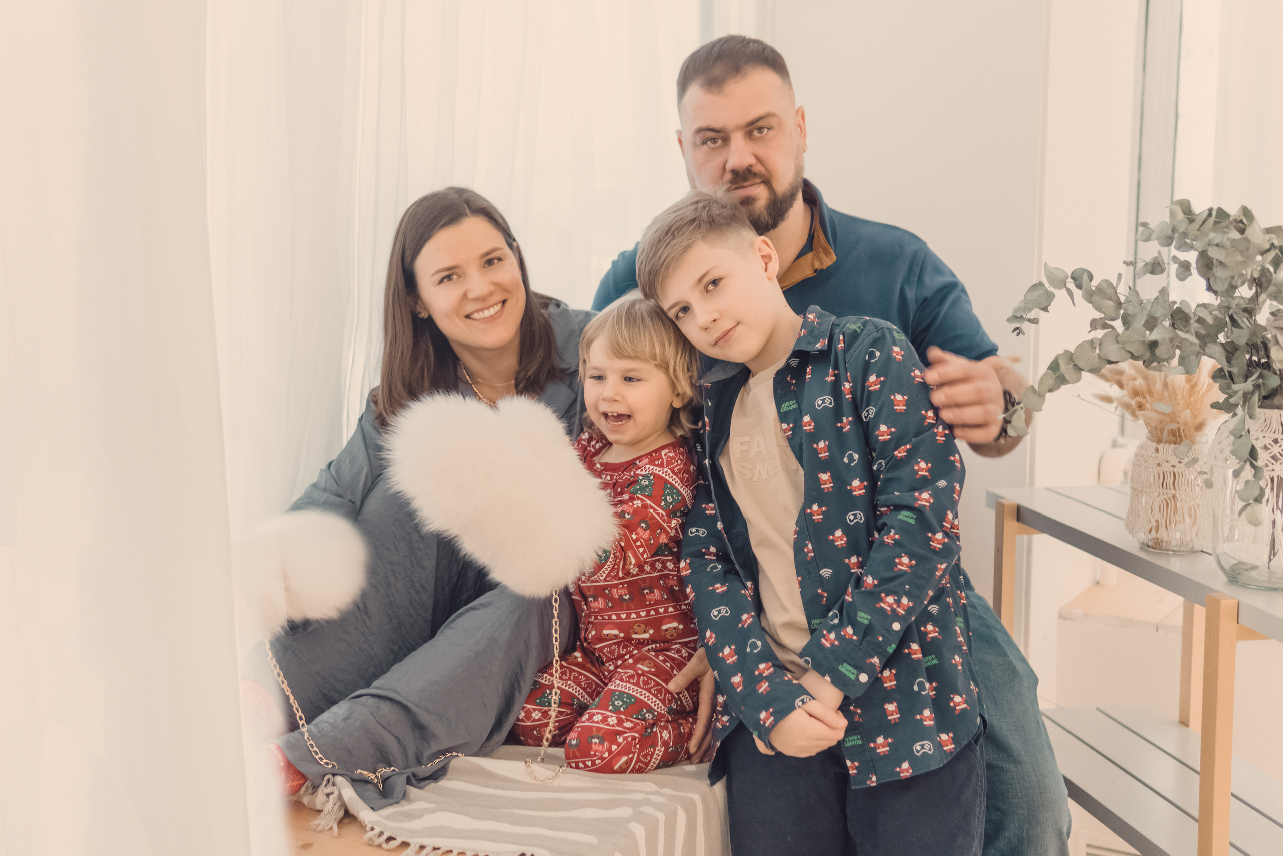 Анна с семьей. Семейный, детский и лайфстайл фотограф в Москве Альбина Соколова