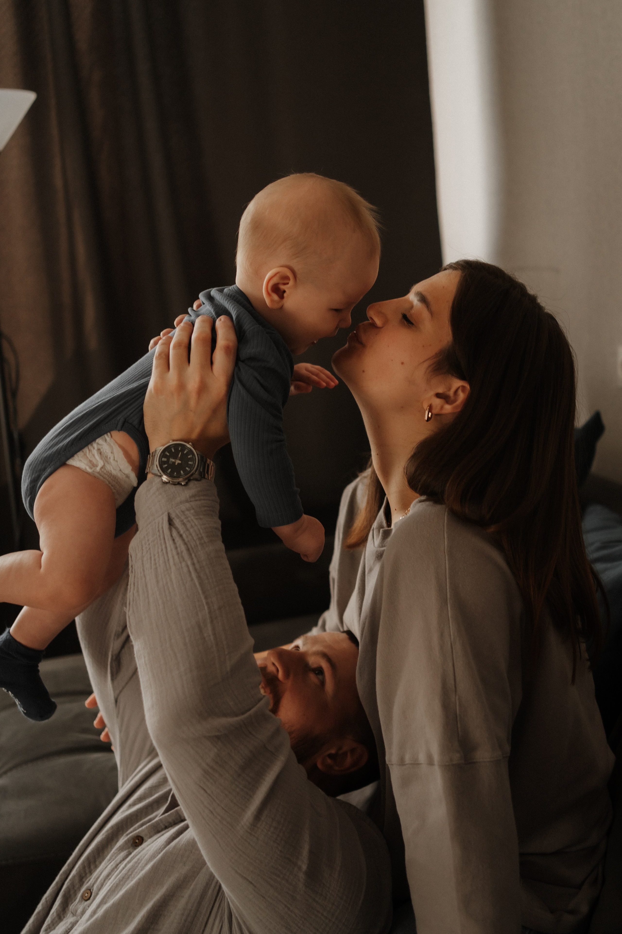 Семейная домашняя фотосъемка в Архангельске. Портретный и свадебный фотограф в Архангельске Елизавета Стрекаловская