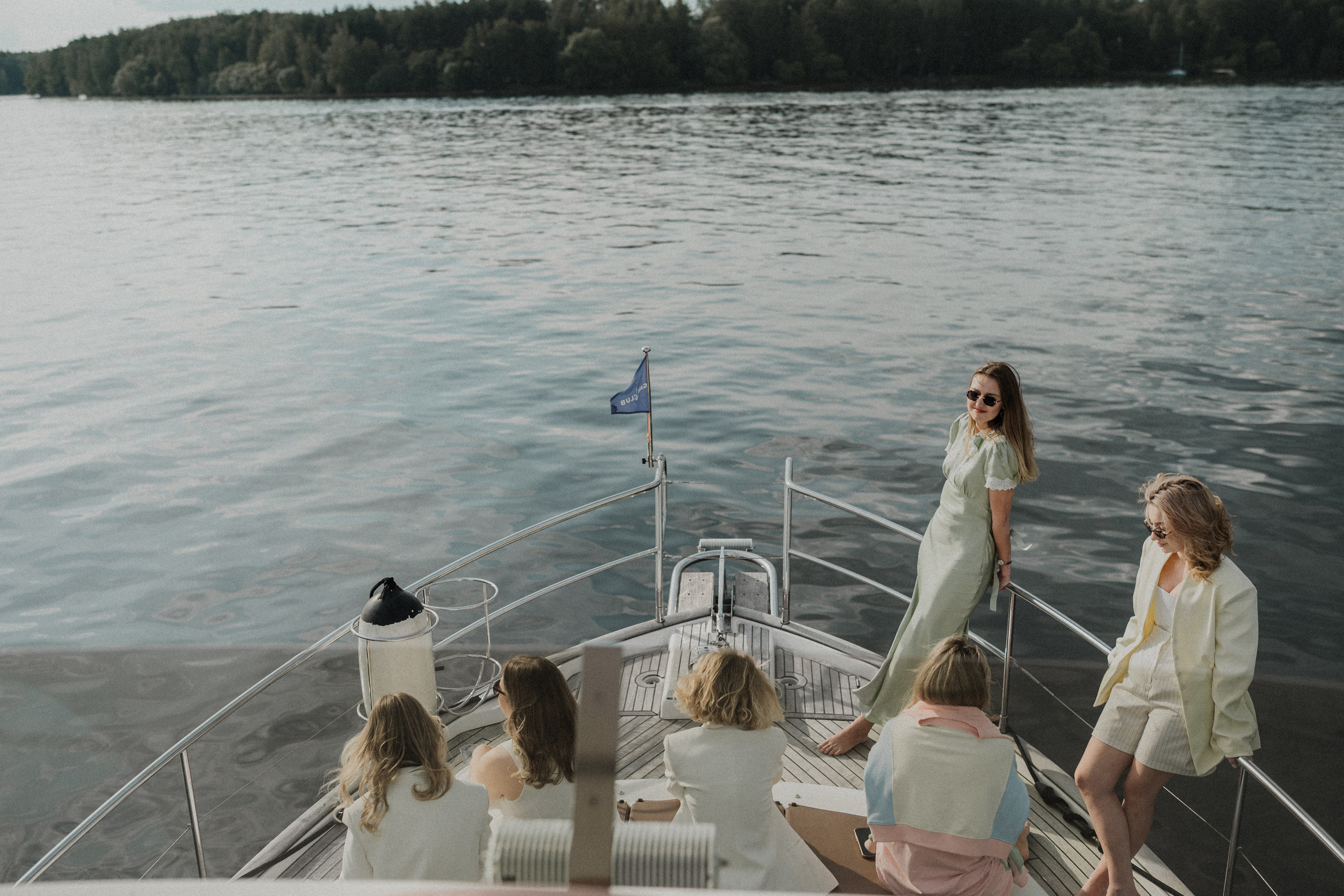 Девичник на яхте. Фотограф в Москве Ангелина Ким