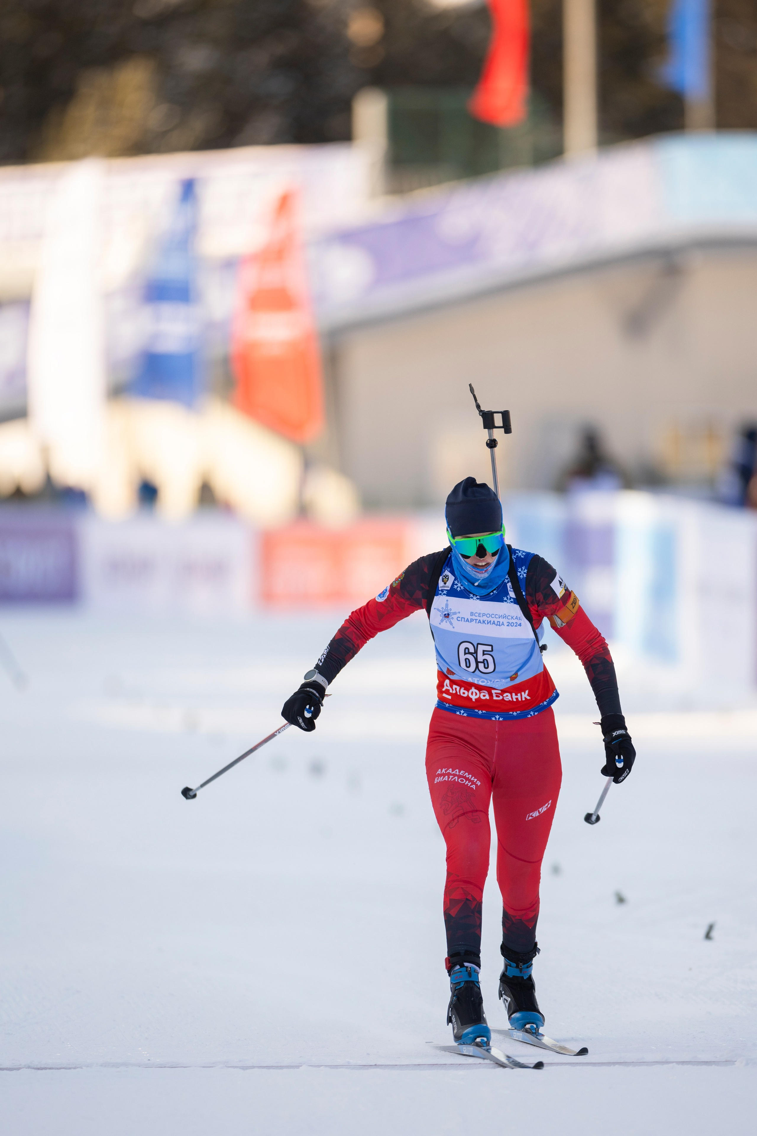 Всероссийская спартакиада по биатлону. Спринт. Женщины. Спортивный репортажный фотограф Казань Нафис Сиразетдинов