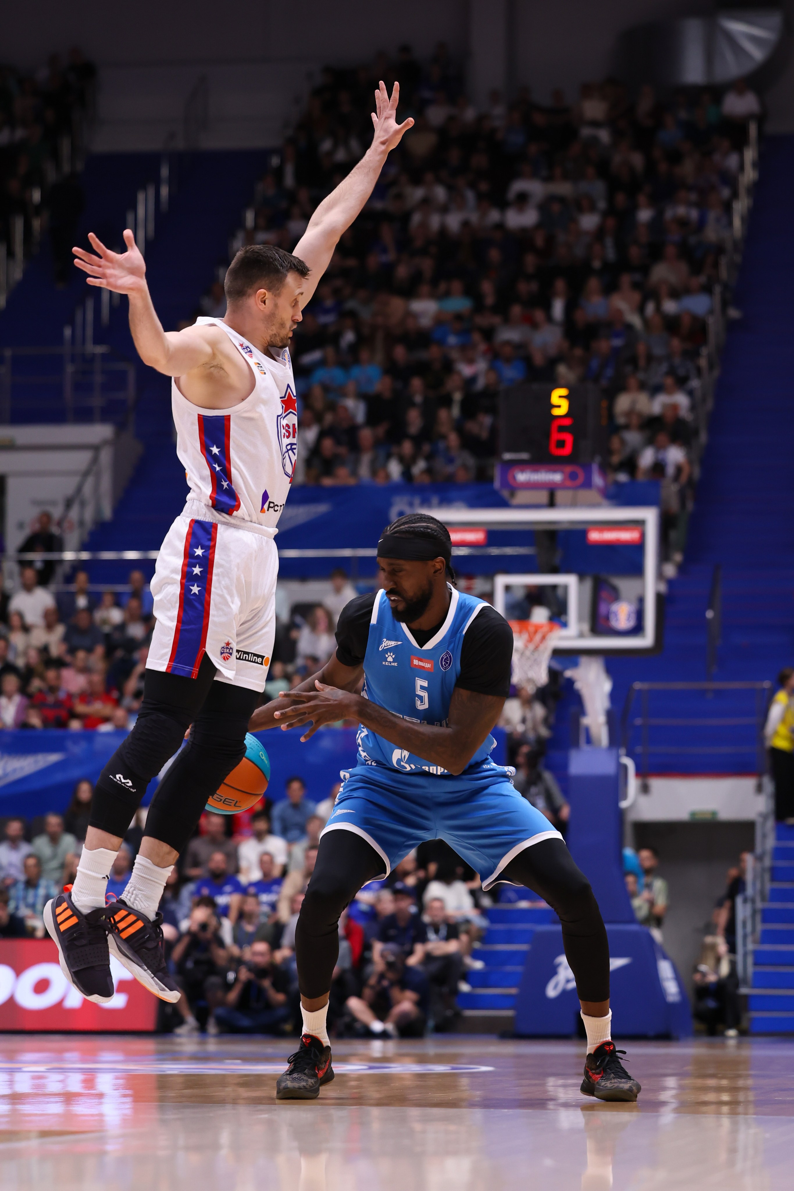БК «Зенит» — ПБК «ЦСКА» финал ЕЛ ВТБ 5 игра 06.06.2025. Спортивный и репортажный фотограф Антон Тереханов