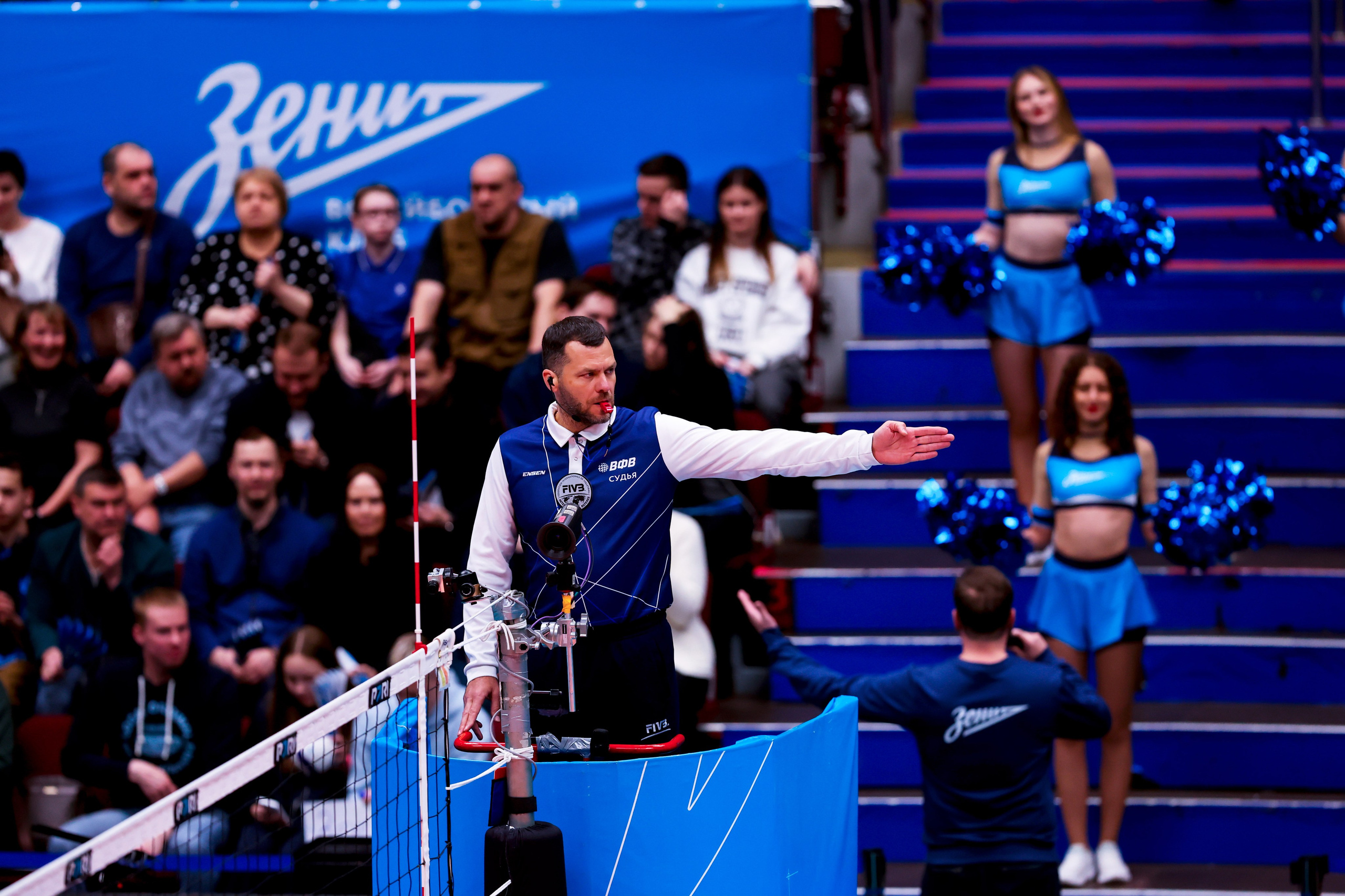 ВК Зенит — ВК Белогорье 08.04.2025. Спортивный и репортажный фотограф Антон Тереханов
