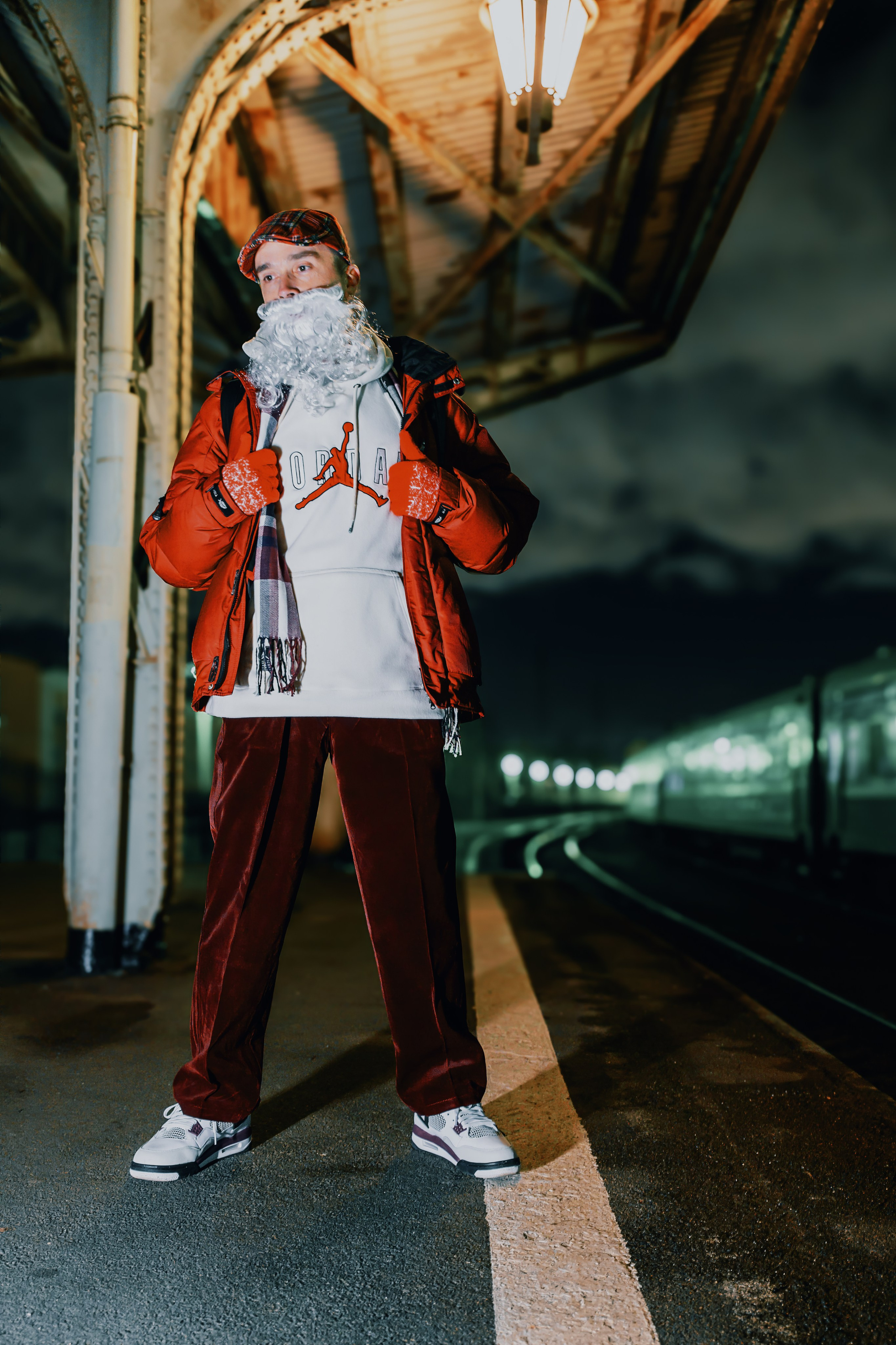 Дед Мороз на стиле. Профессиональный фотограф в Санкт-Петербурге