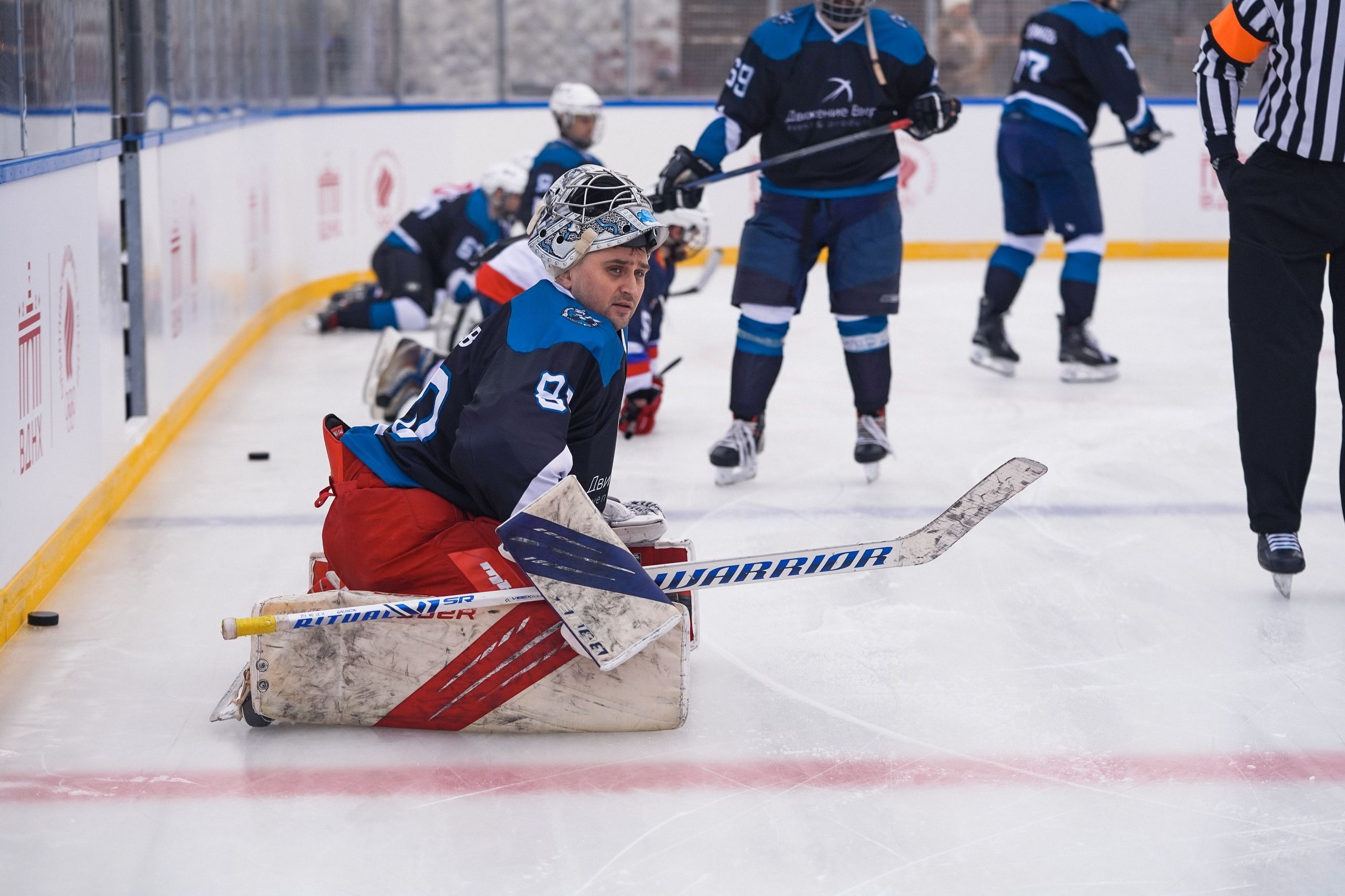 Хоккейный матч на ВДНХ. Анна, фотограф Москва, Зеленоград