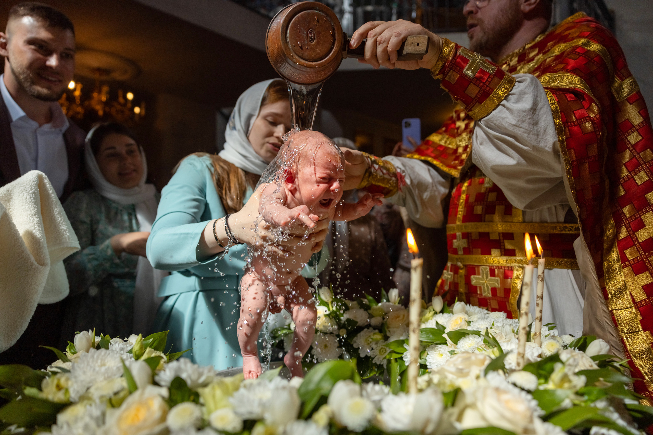 Таинство крещения. Портретный и семейный фотограф в Москве Стаховская Елена