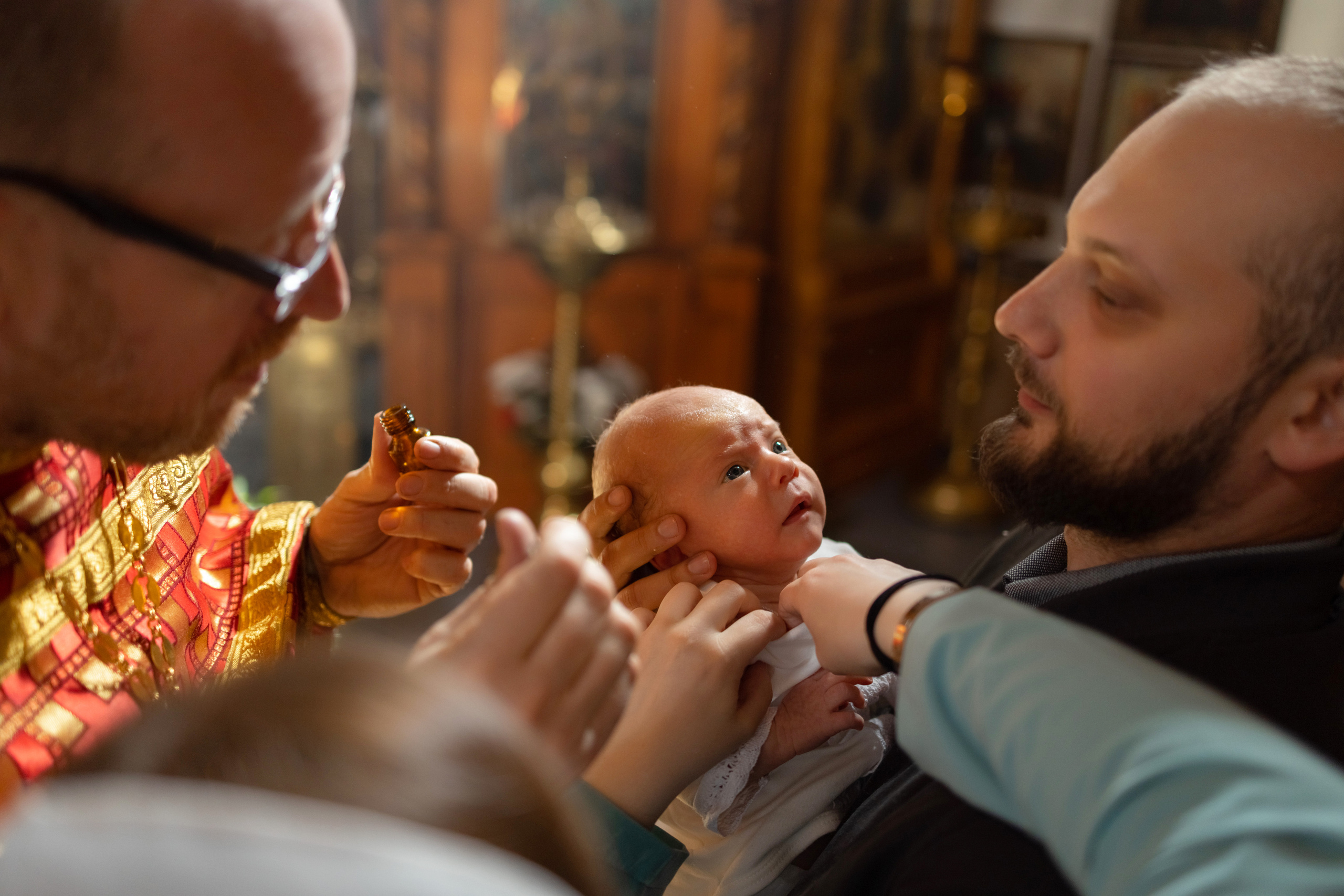 Таинство крещения. Портретный и семейный фотограф в Москве Стаховская Елена