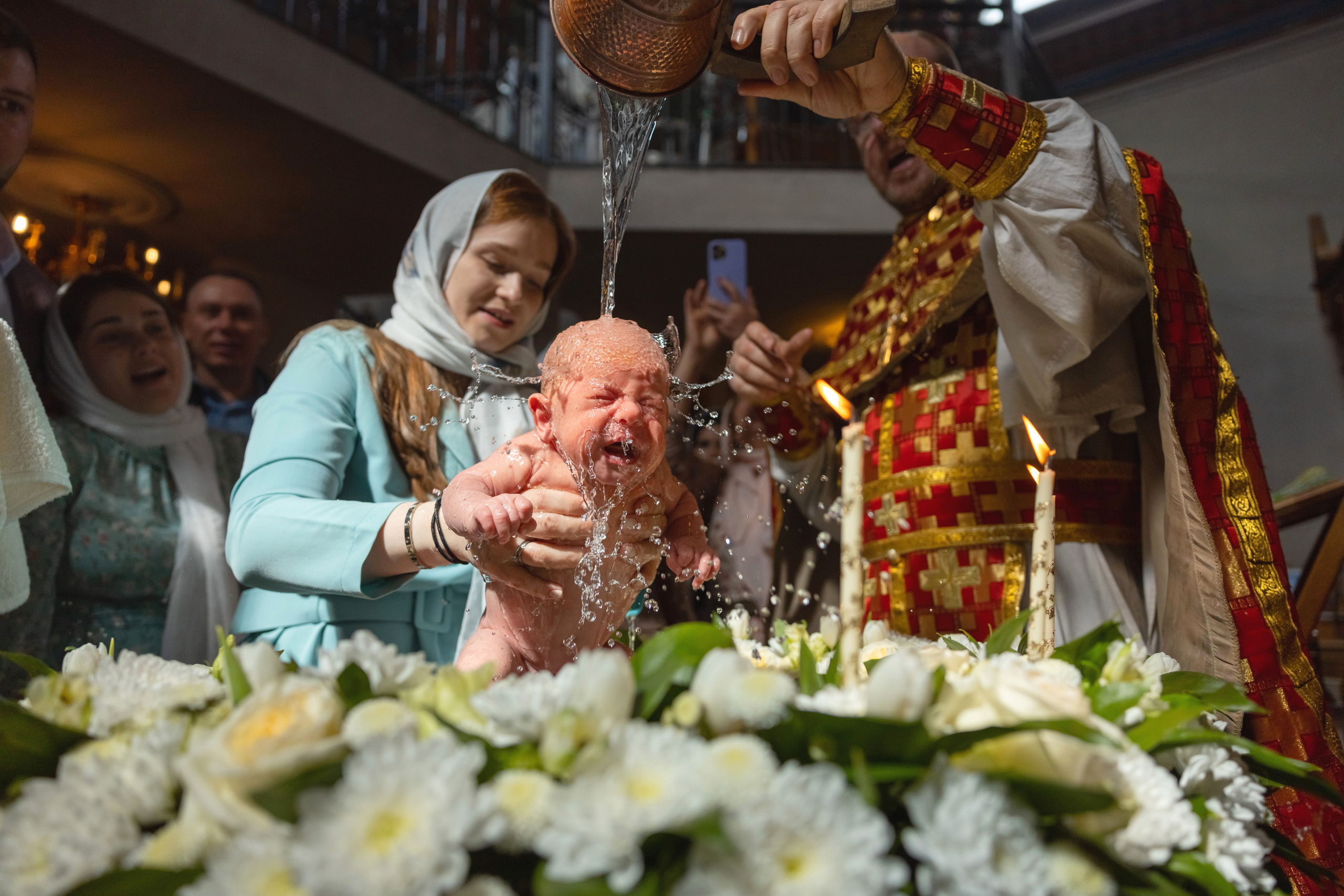Таинство крещения. Портретный и семейный фотограф в Москве Стаховская Елена