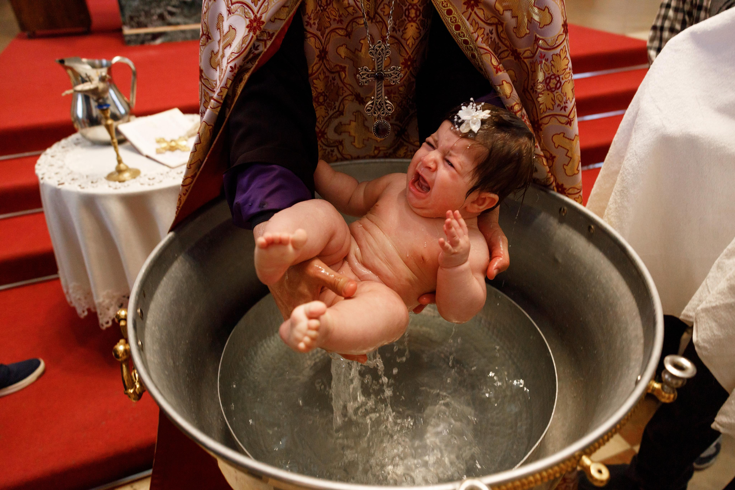 Таинство крещения. Портретный и семейный фотограф в Москве Стаховская Елена