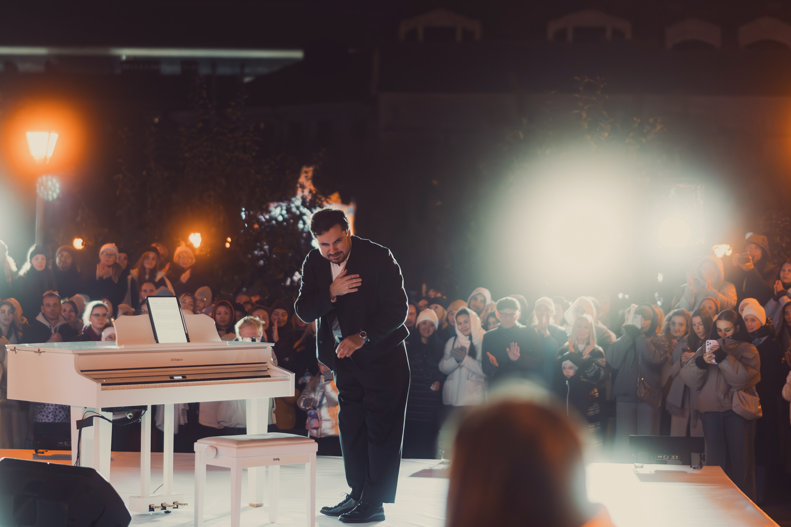 Reportage photography from the performance of poet Anna Egoian in Kazan