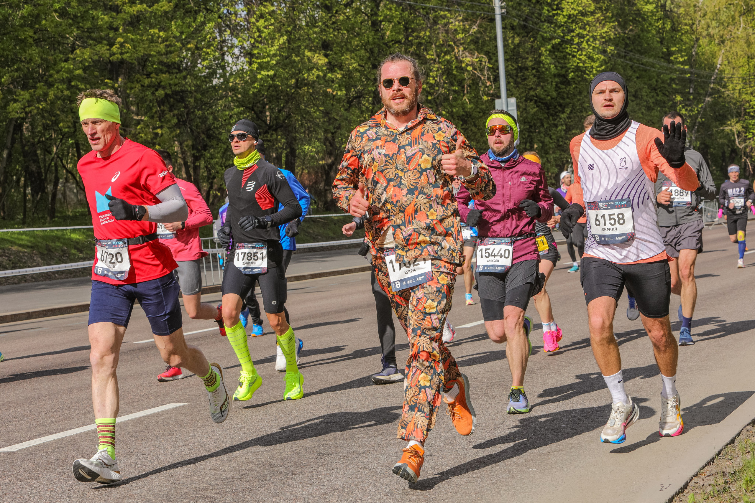 Московский полумарафон 27.04.25. Фотограф Сергей Ловкий