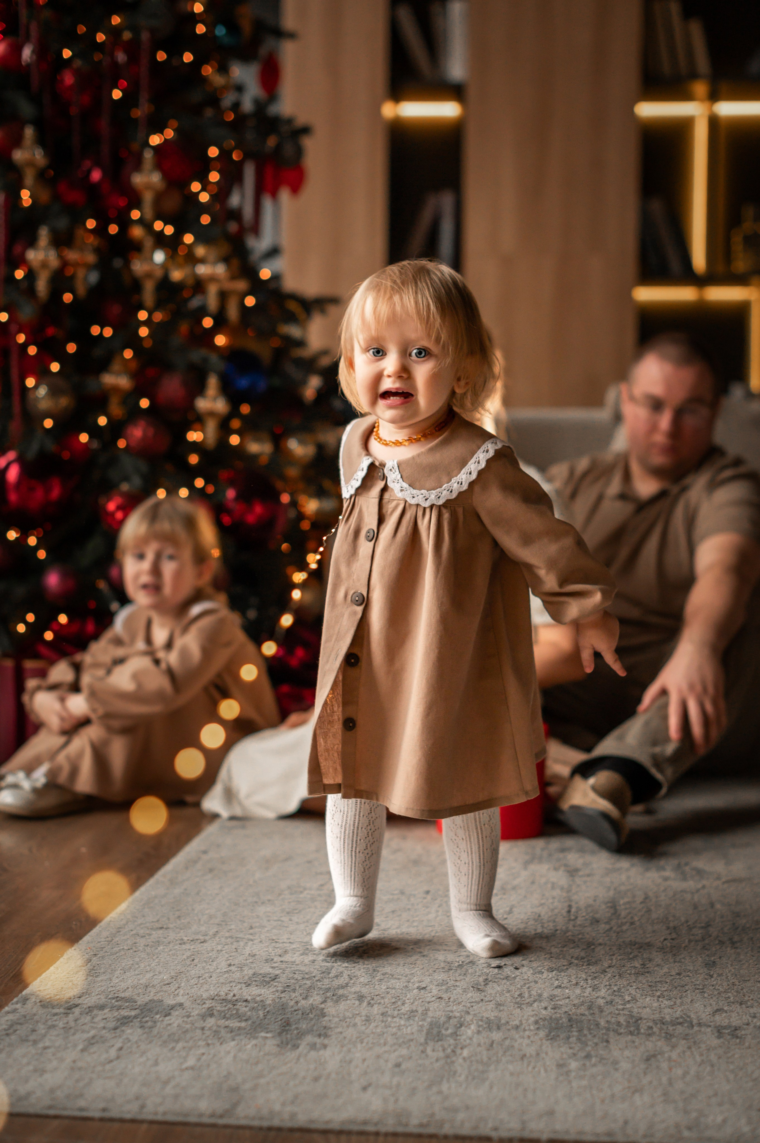 Семья Екатерины в студии Мимика