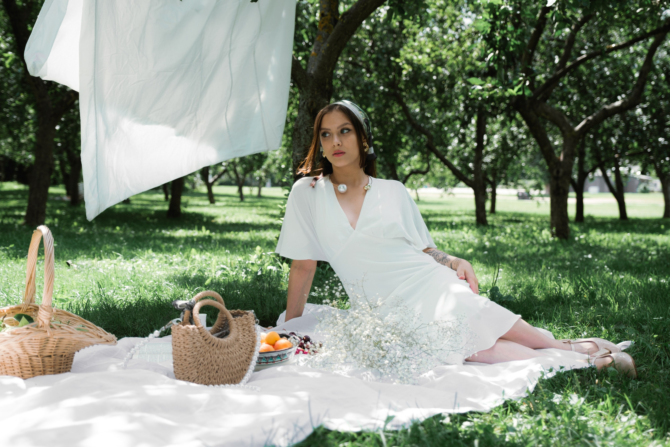 Белоснежный пикник. Мари — фотограф и видеограф из Москвы