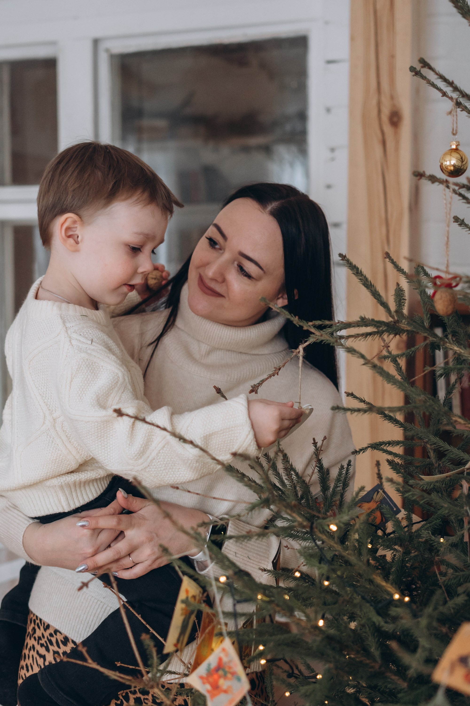 Новогодняя съемка Ольги с семьей. Семейный фотограф в Тюмени Ксения Мязитова