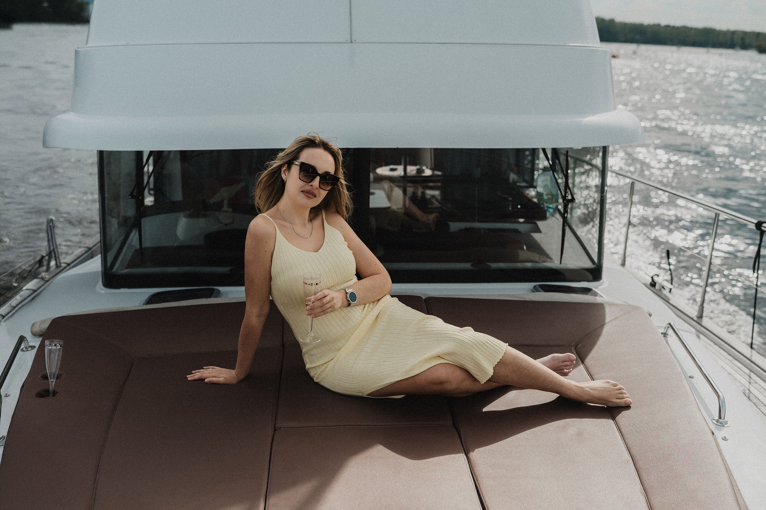 Девичник на яхте. Фотограф в Москве Ангелина Ким