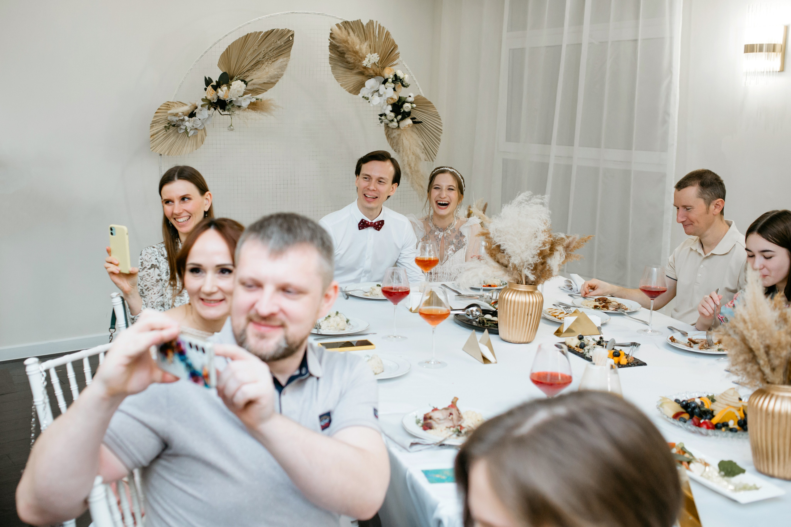 Свадебный банкет Анна и Дмитрия. Фотограф в Челябинске Ополихина Анна