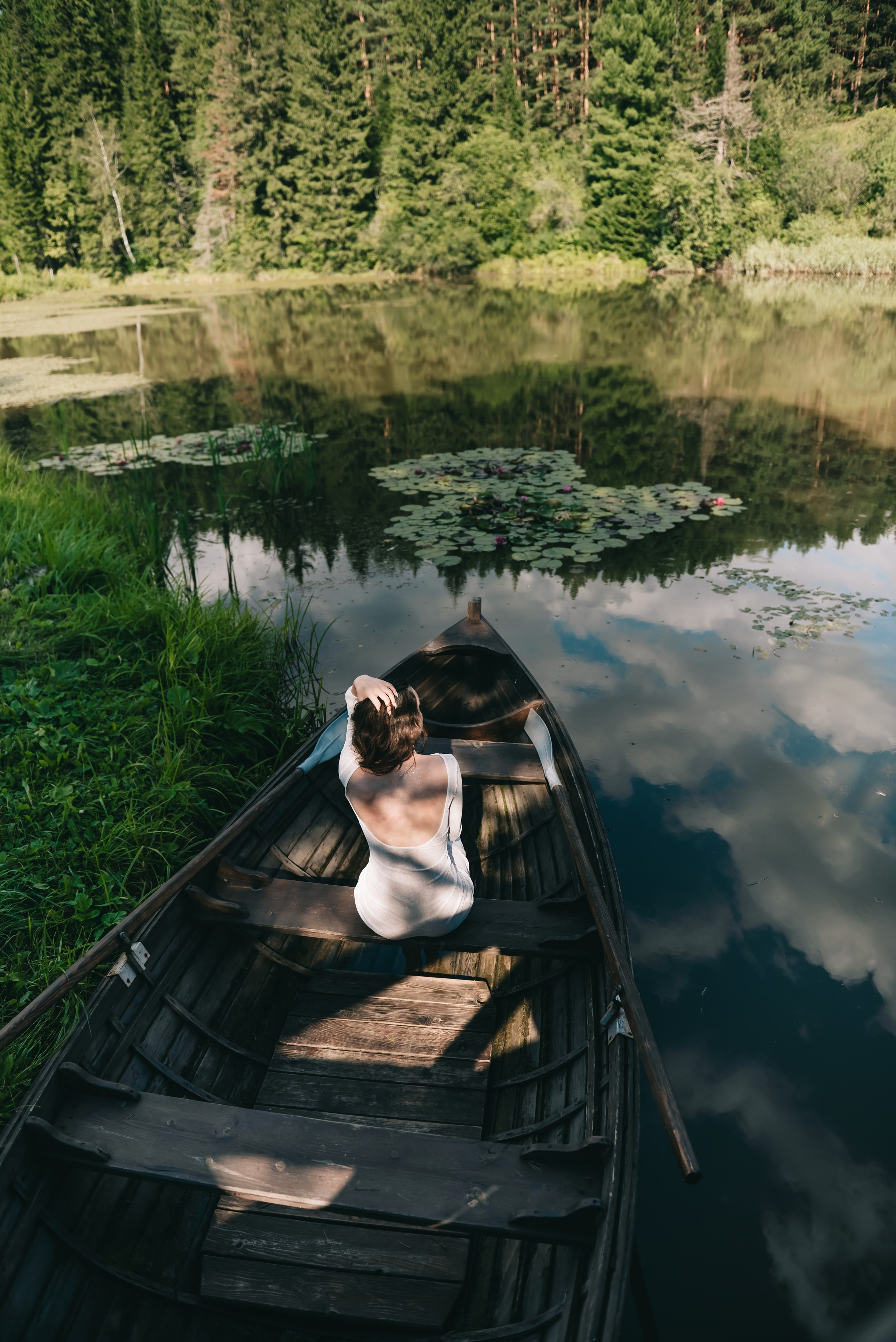 Фотосессия с кувшинками в Таёжной Заимке в г. Кемерово