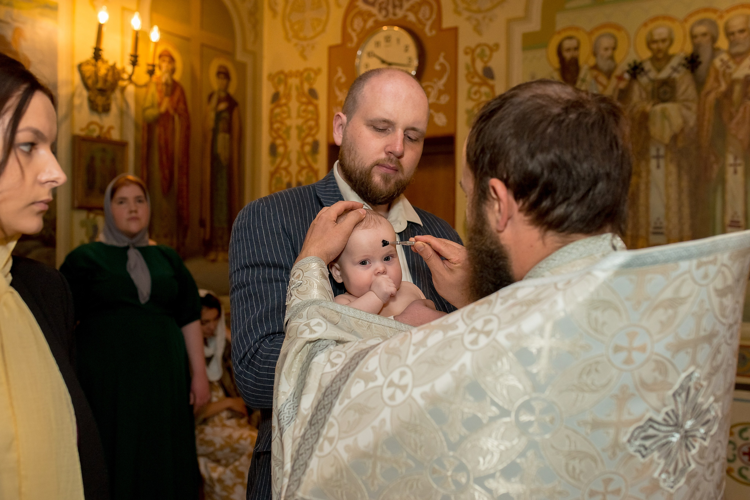 Крещение в Тропарёво. Фотограф Владимир Артамонов