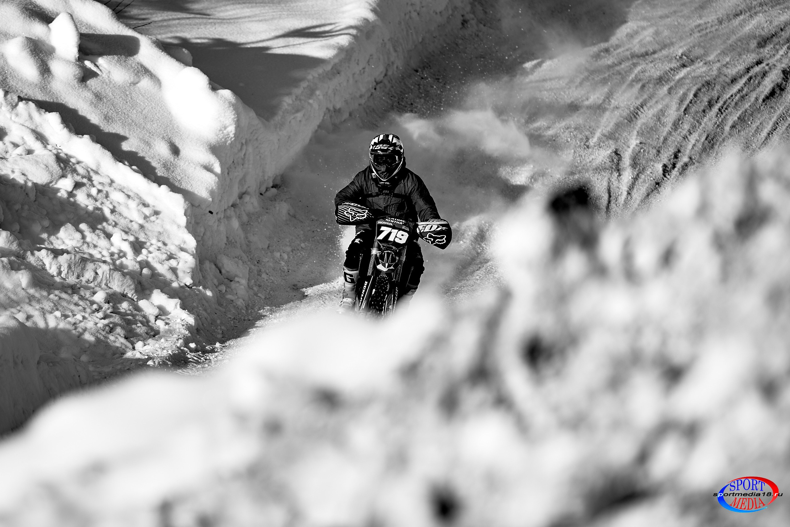 3 этап Кубка Удмуртской Республики по мотокроссу. Воткинск 23.02.2025. Спортивный репортажный фотограф в Ижевске Сергей Мерзляков