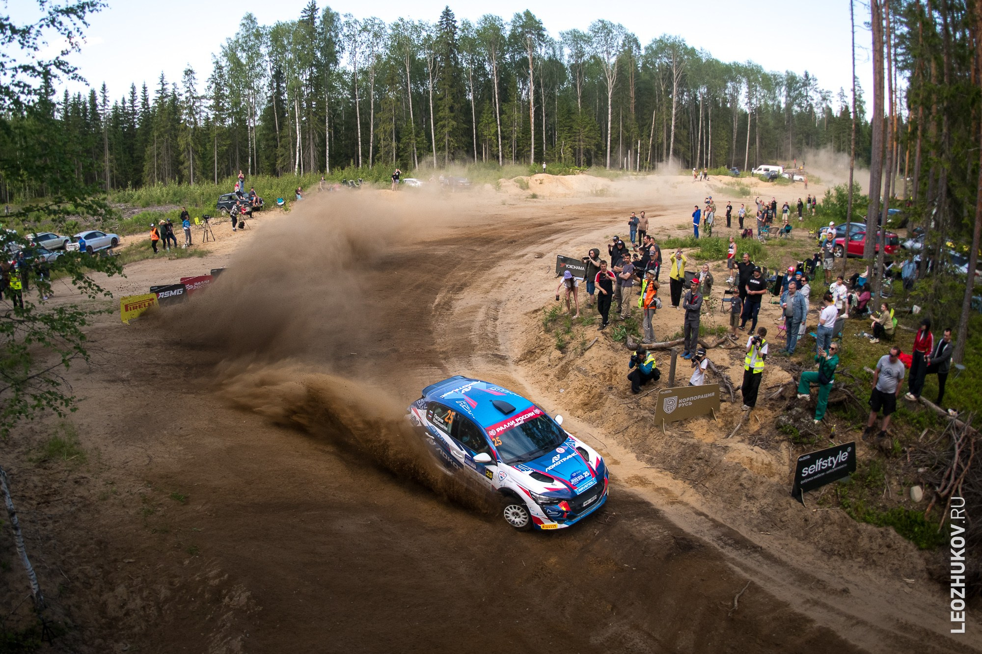 White nights rally 2025. Sports photographer Leonid Zhukov