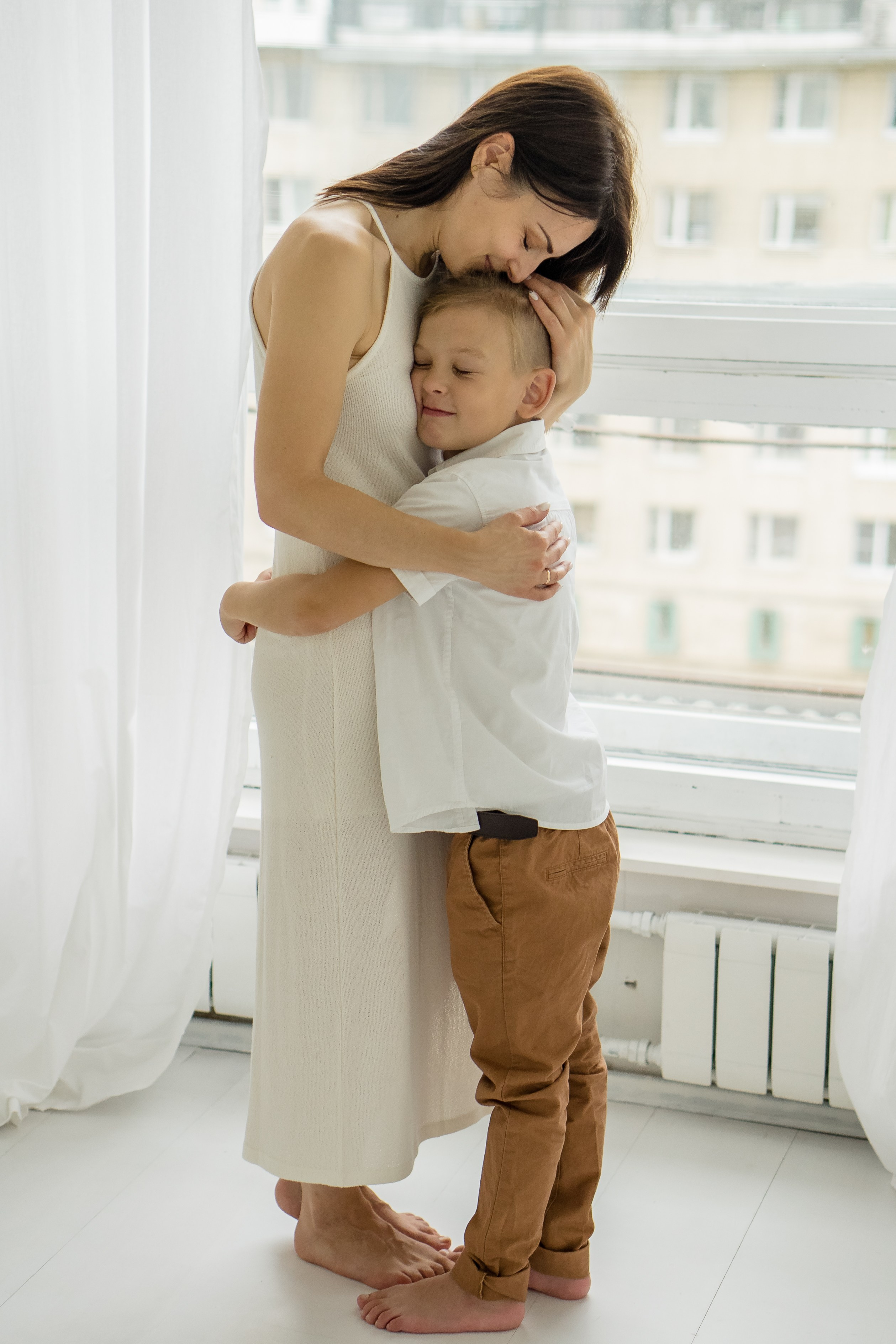 Семейная фотосессия семьи К. в фотостудии. Фотограф Ольга Игорева