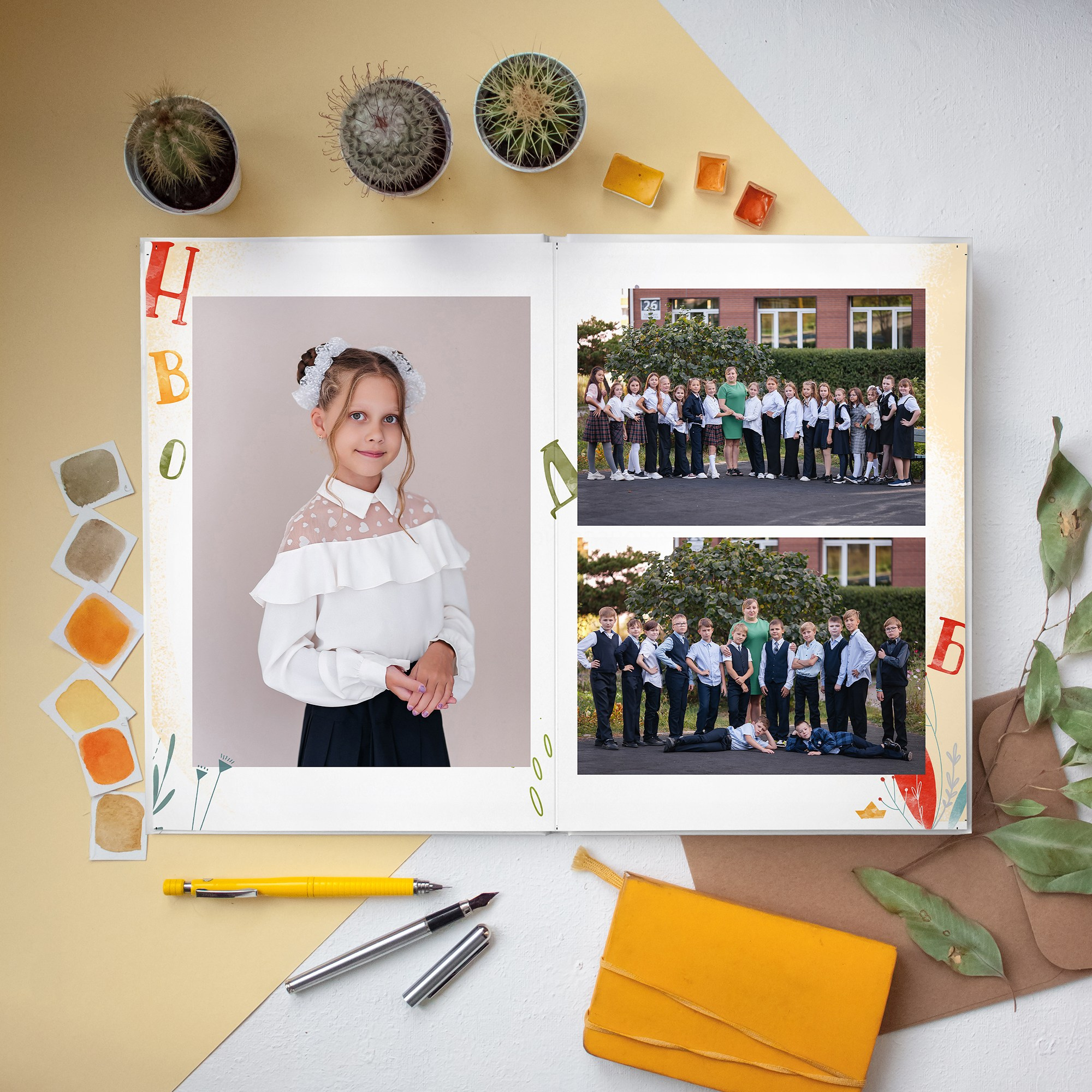 Дизайн альбомов Школа. Детский и Школьный фотограф во Владивостоке. Выпускные альбомы