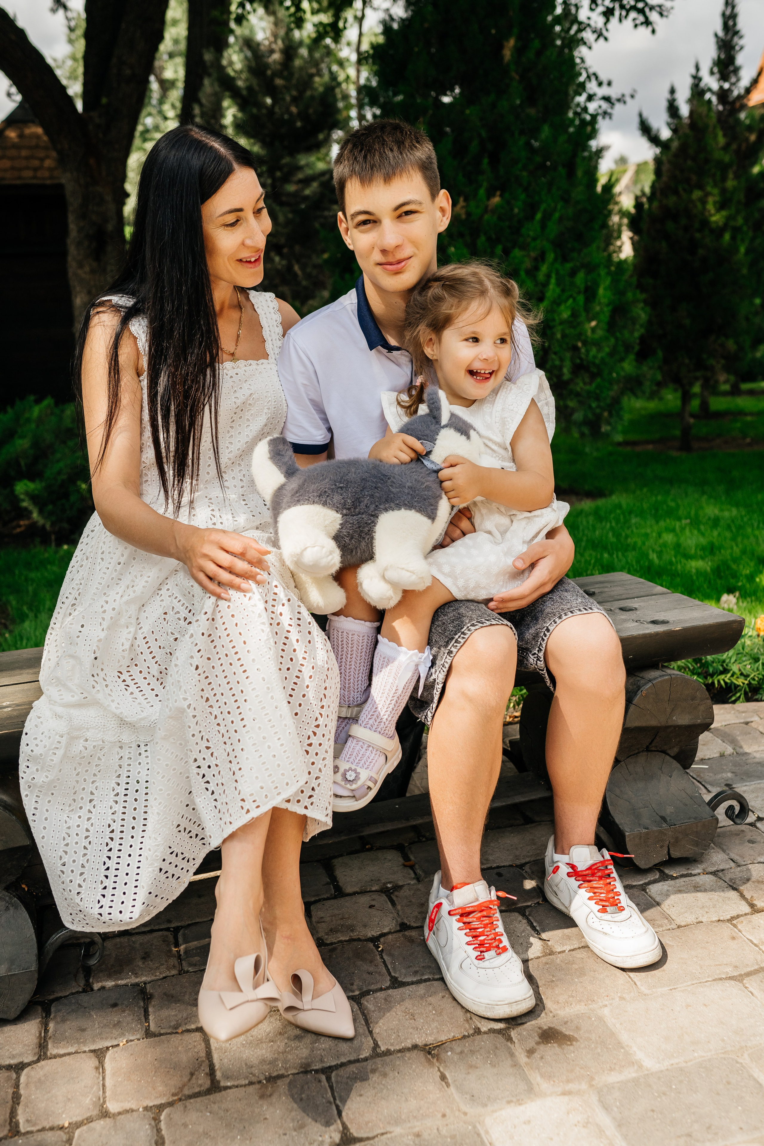Семья Дарины в парке Лога. Фотограф в Каменске-Шахтинском Ольга Сагал