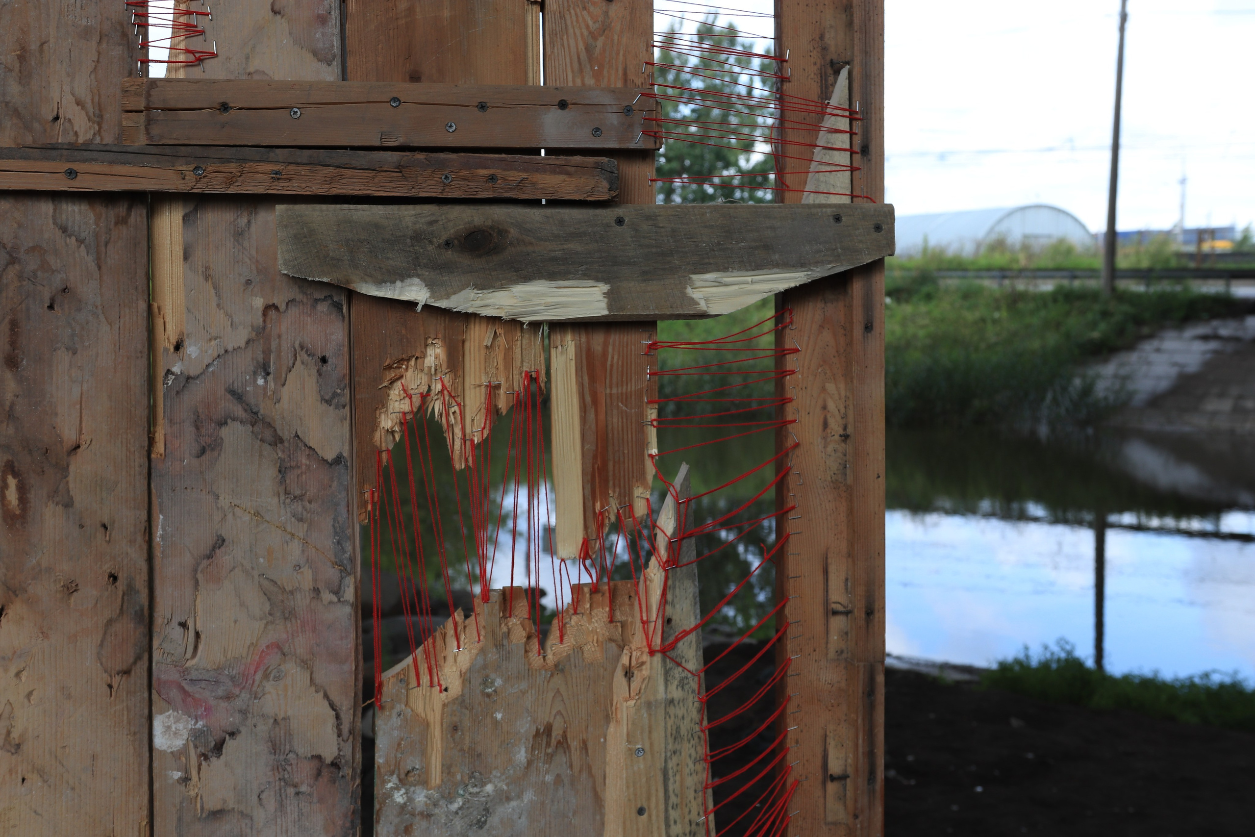 Софья Григорьева, инсталляция Починка, антибиеннале Красненькая, современное искусство 