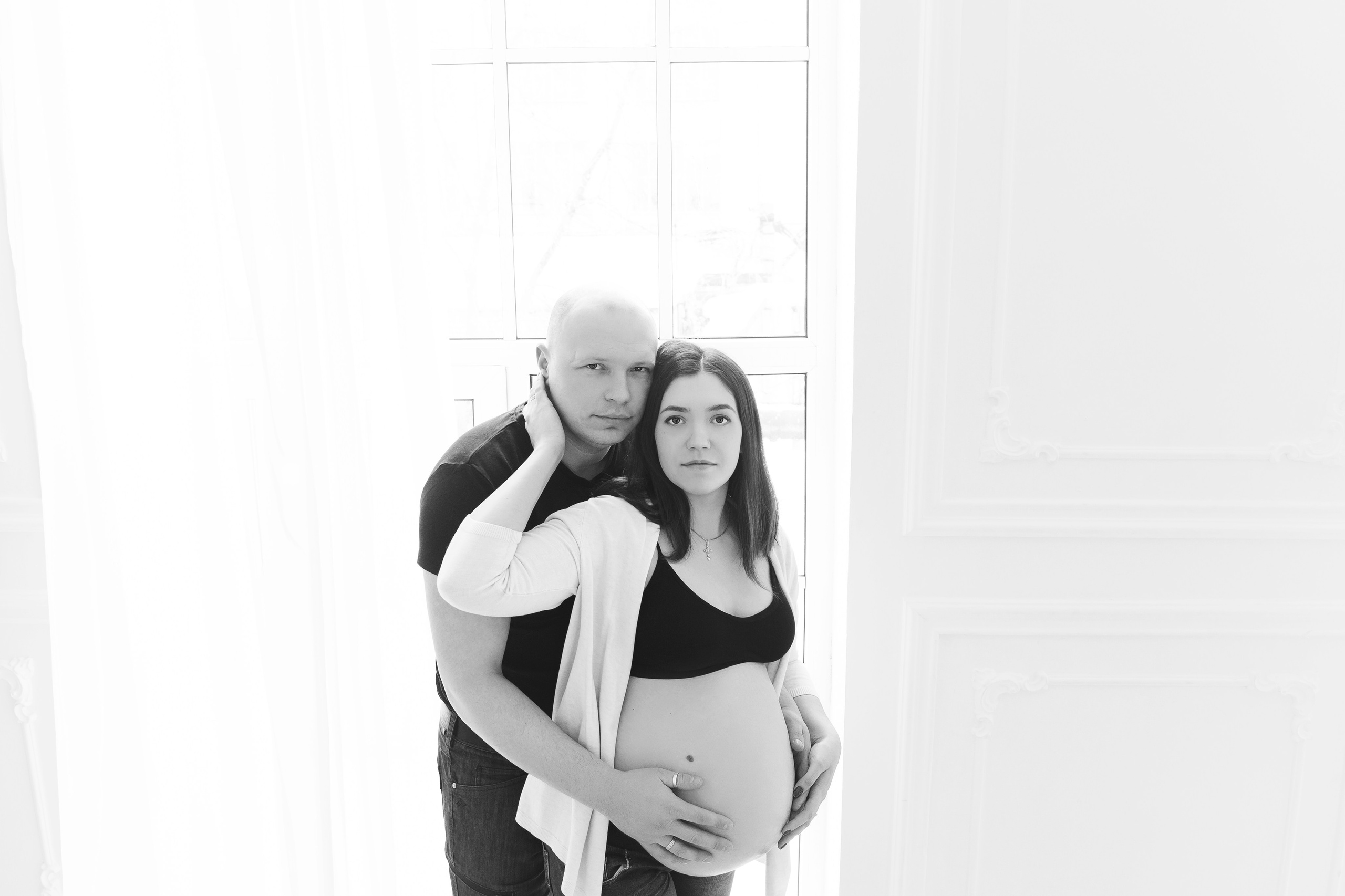 Съемка беременности в студии. Фотограф новорожденных и детский в Сергиевом Посаде Кругликова Юлия