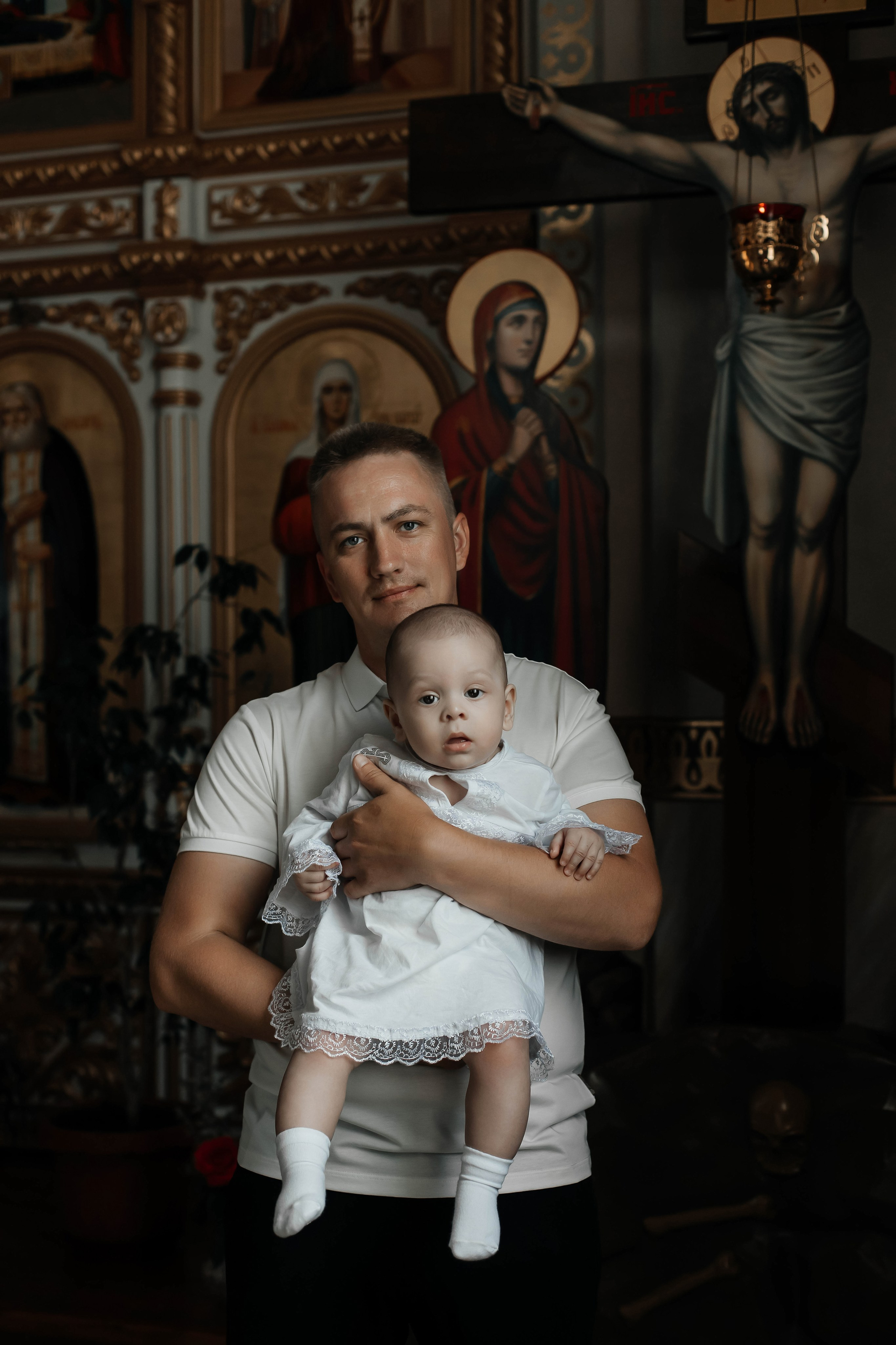 Таинство крещения Димочки. Фотограф в городе Сальск