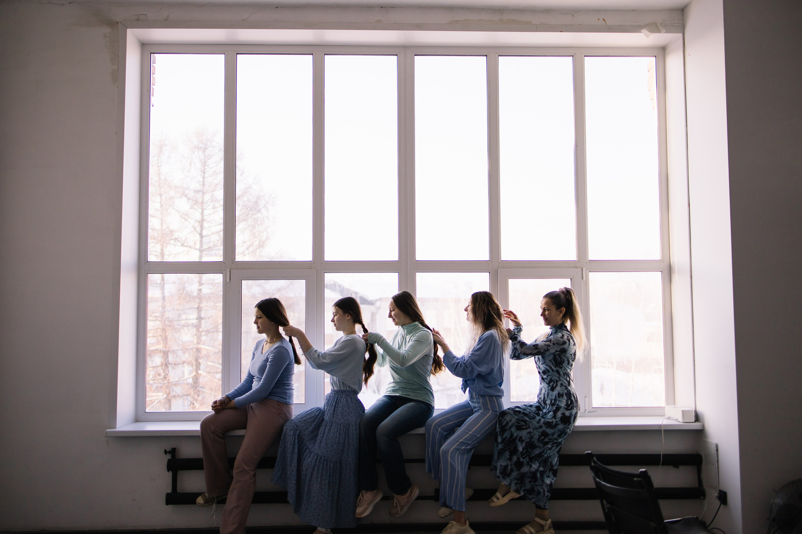 Семейная съемка с дочерьми. Семейный фотограф в Томске Максимова Екатерина